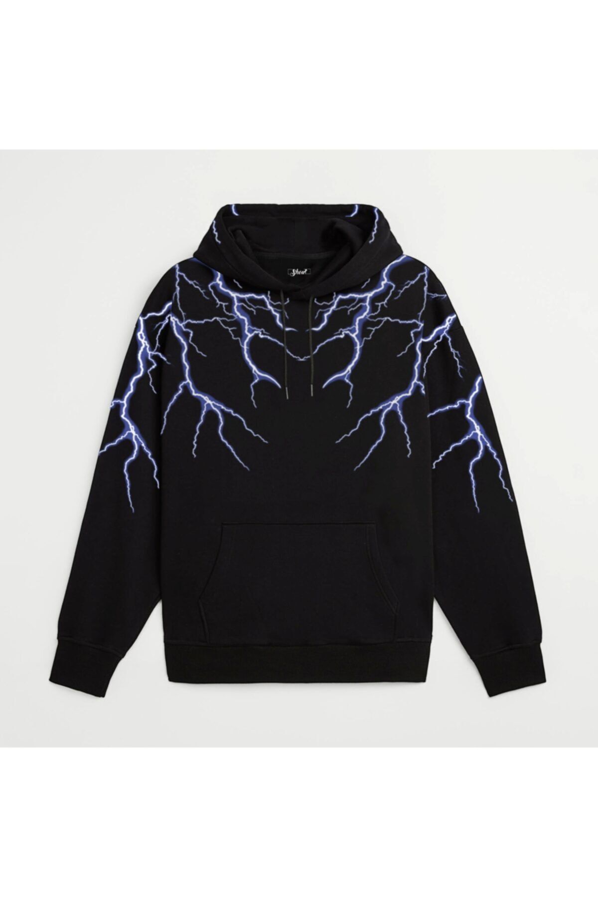 Shout Oversize Lightning Unisex Hoodie