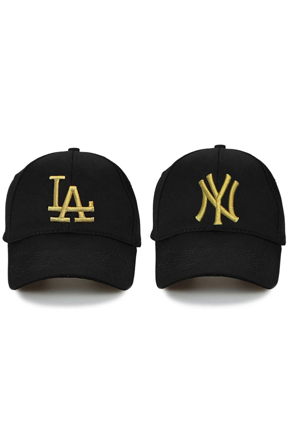 MinaCarin New York Los Angeles Unisex Nuxfah Şapka 2'li Set