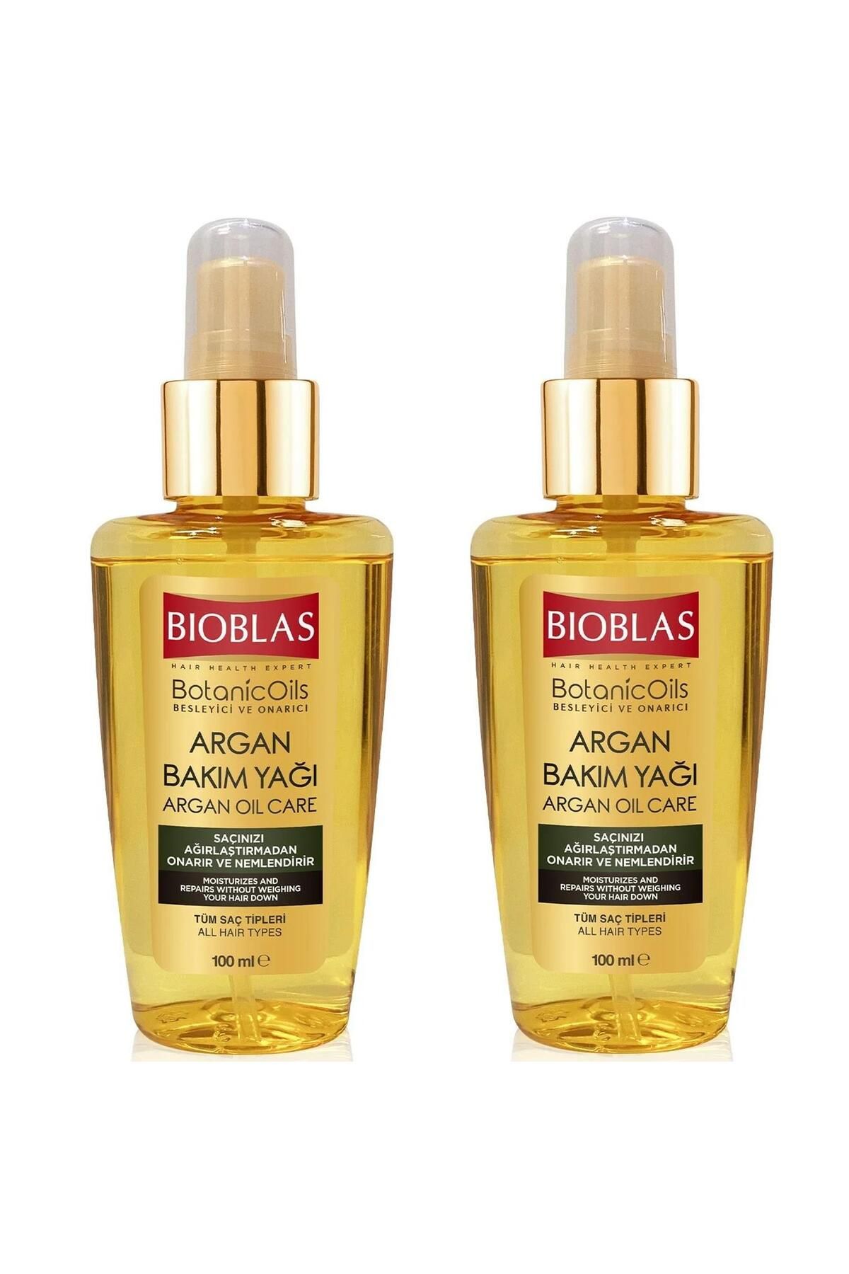 Bioblas Botanic Oils Argan Saç Bakım Yağı 100 ml 2 Adet