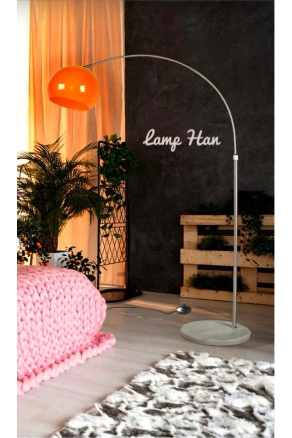 Lamp Han Deve Boynu Serisi Zemin Lambası Olta Lambader (Satıcı Kısmının LAMP HAN Olmasına Dikkat Ediniz)