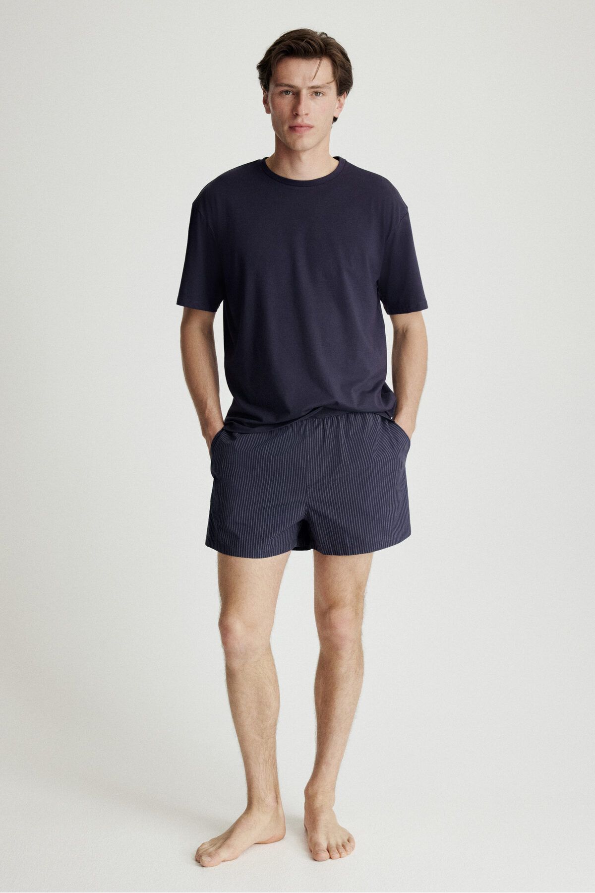 H&M COOLMAX® Tişört ve Şortlu Pijama Takımı