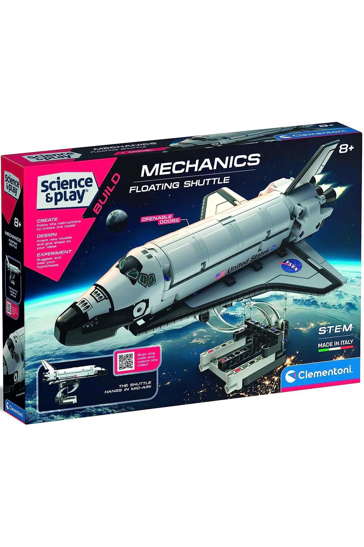 Clementoni Science & Play (Mechanics Lab)- Nasa Floting Shuttle Building Toy- For Age 8+ Years Old