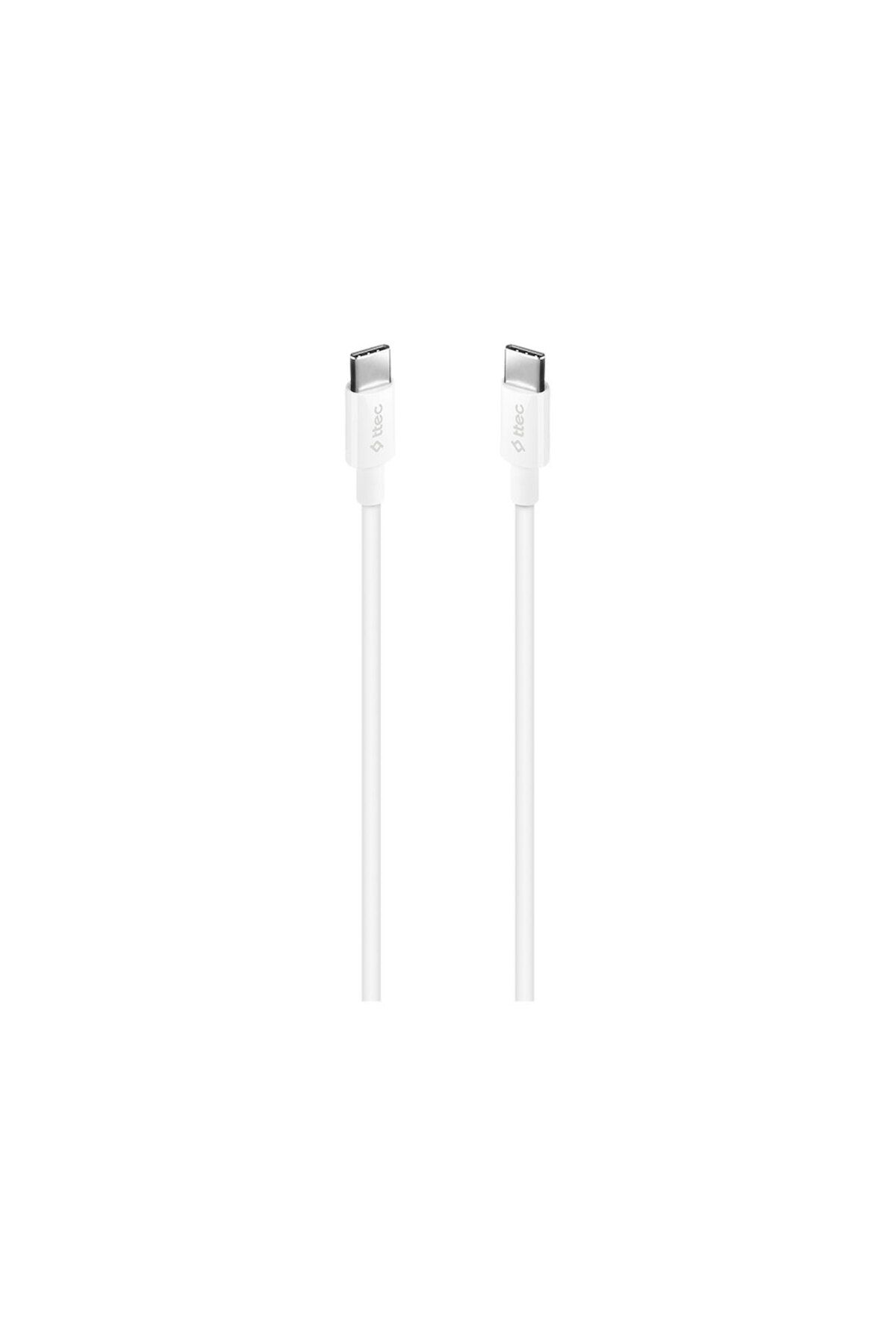Ttec Type-c To Type-c 120cm 60w Pd/qc Hızlı Şarj/data Kablosu Beyaz 2dk36b