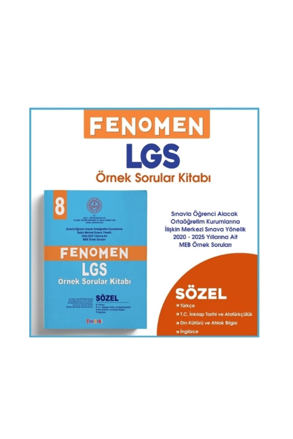 Fenomen Yayıncılık Fenomen Meb Örnek Lgs Sorulari Sözel