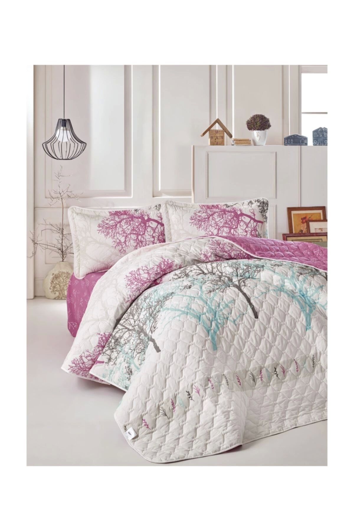Clasy Lila Valetta Home Ranforce  Tek Kişilik Yatak Örtüsü Seti Midas