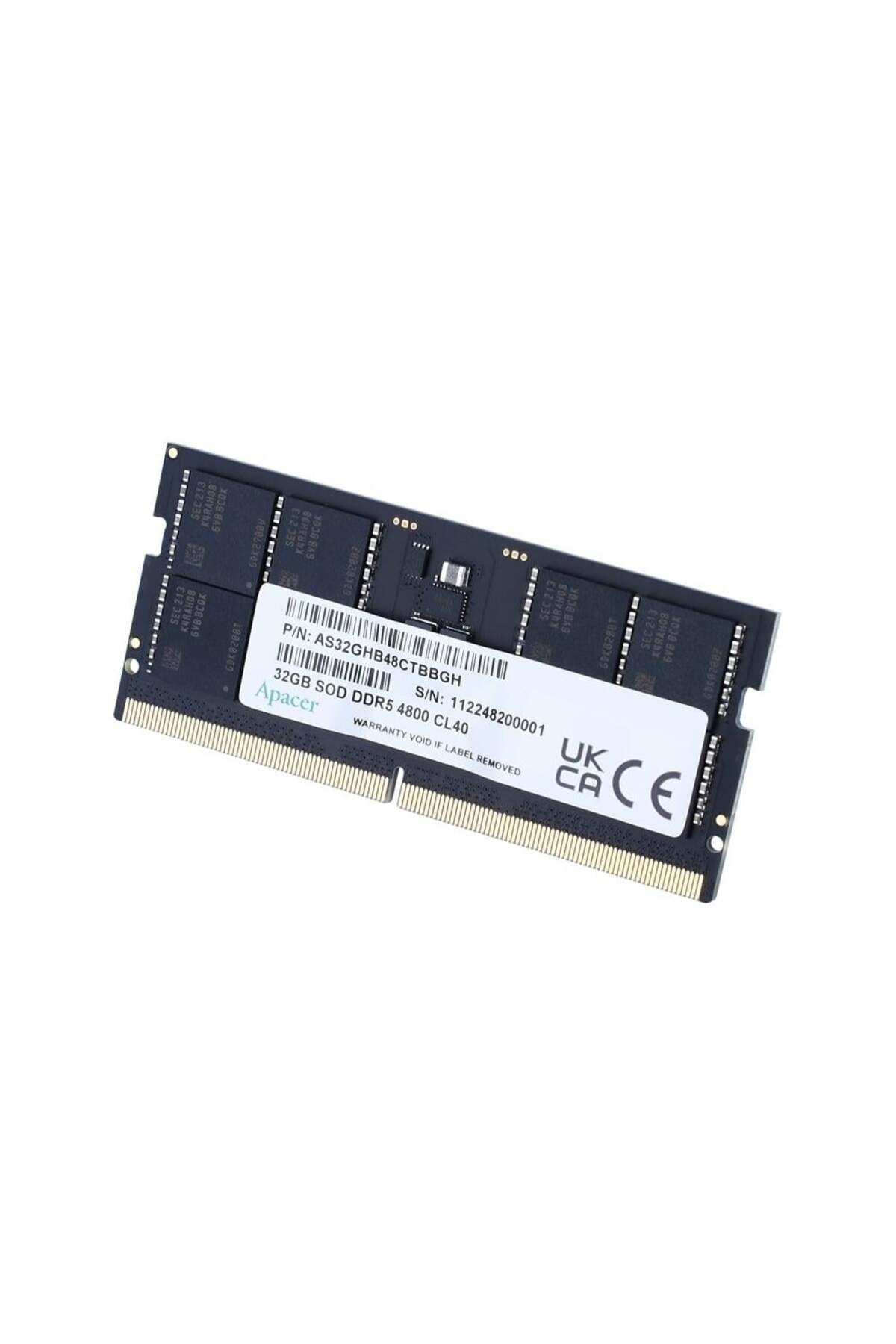 Apacer 16 Gb 1x16gb 5600mhz Sodımm Cl46 Ddr5 Notebook Ram ( Fs.16g2c.pkh)
