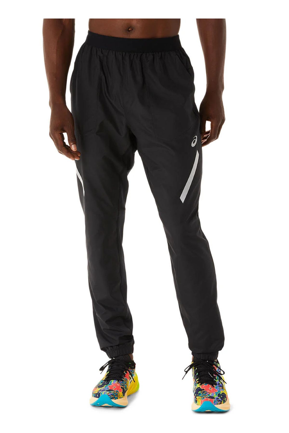 Asics 2011C754-001LITE-SHOW PANT Siyah Erkek Regular Fit Eşofman Altı