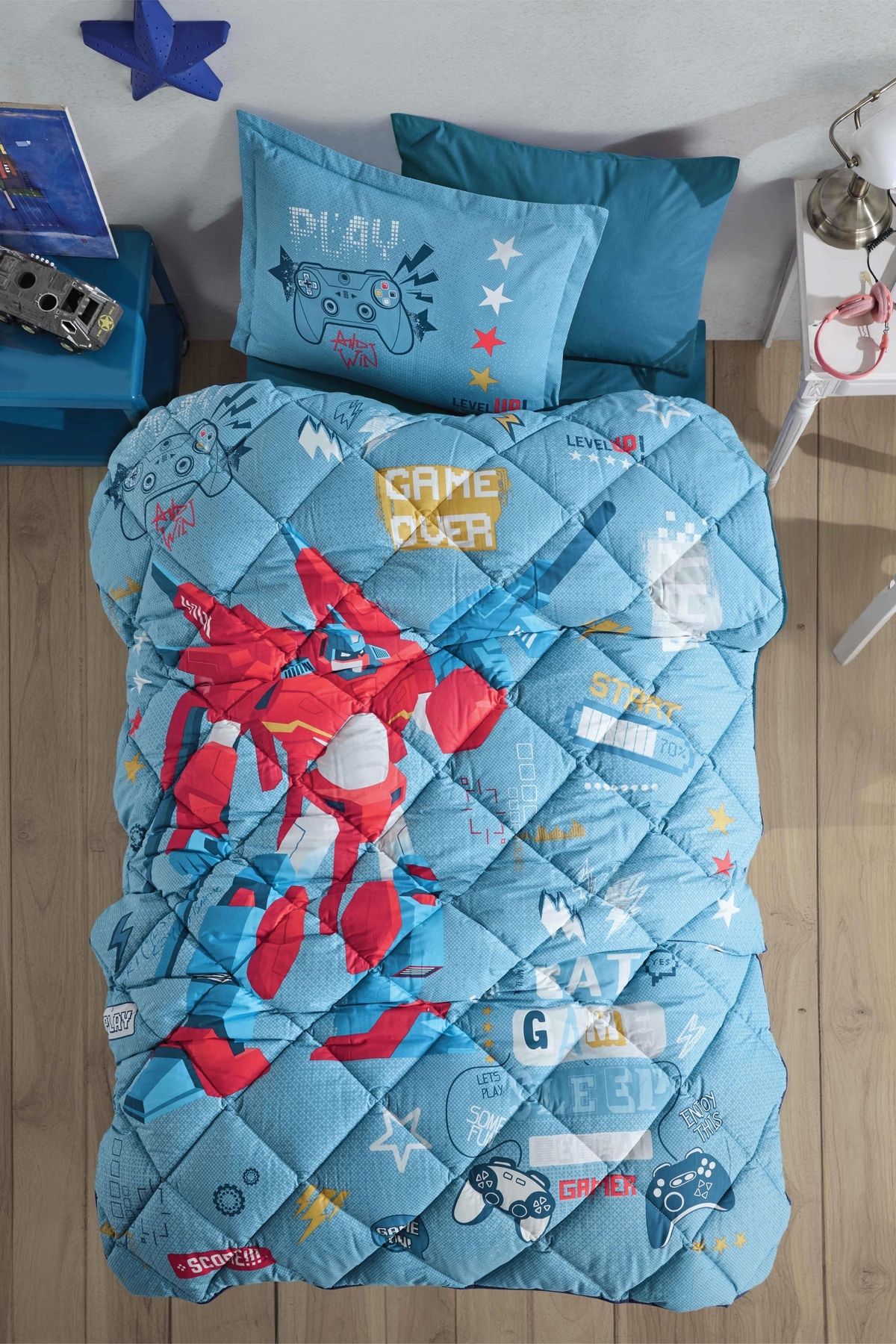 Clasy Ranforce % 100 Pamuk Tek Kişilik Uyku Seti