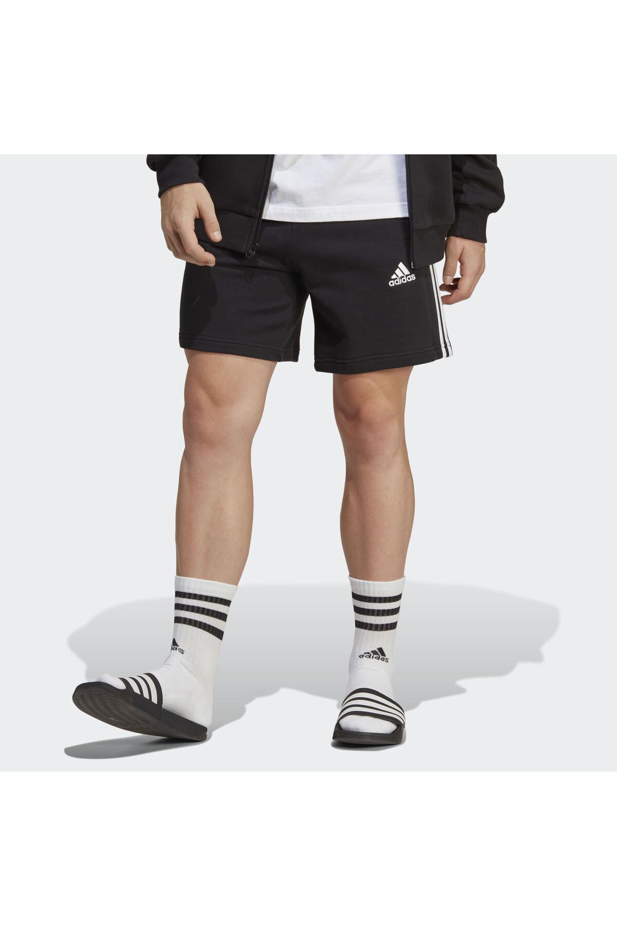 adidas Essentials French Terry 3-Stripes Şort