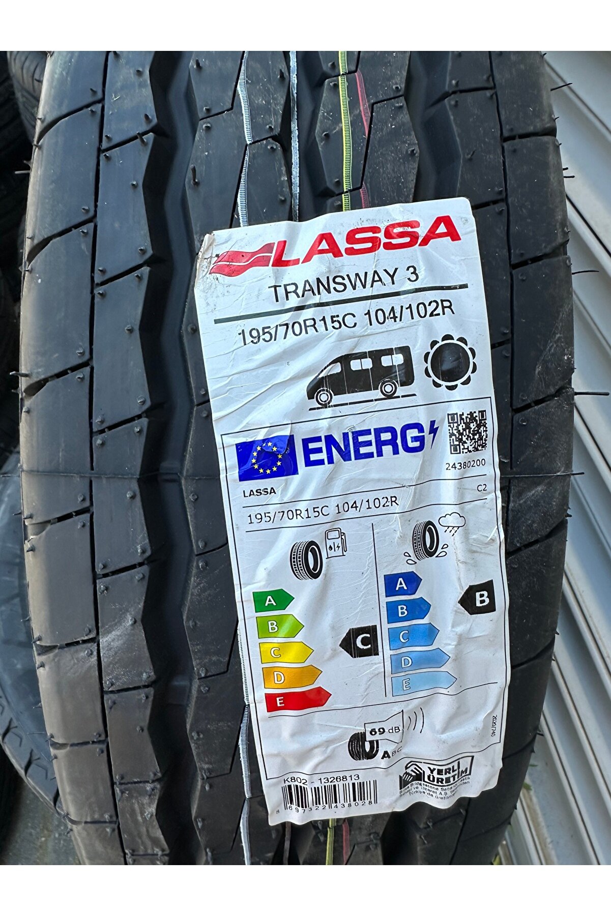 195/70R15C 8PR TRANSWAY3 LASSA 2025
