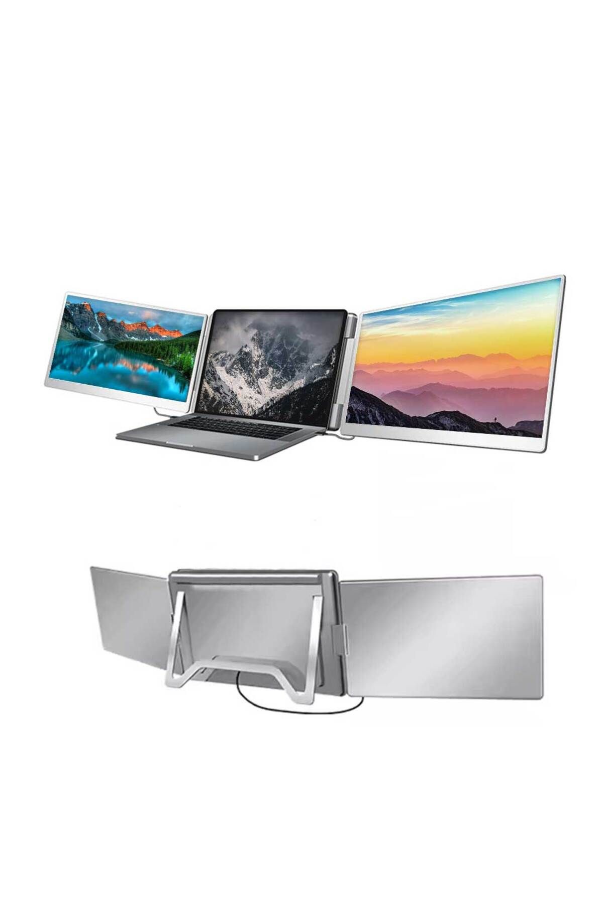 ULTRAX 15.6″ İkili Taşınabilir Monitör Çoklu Ekran Fhd Notebook Monitör