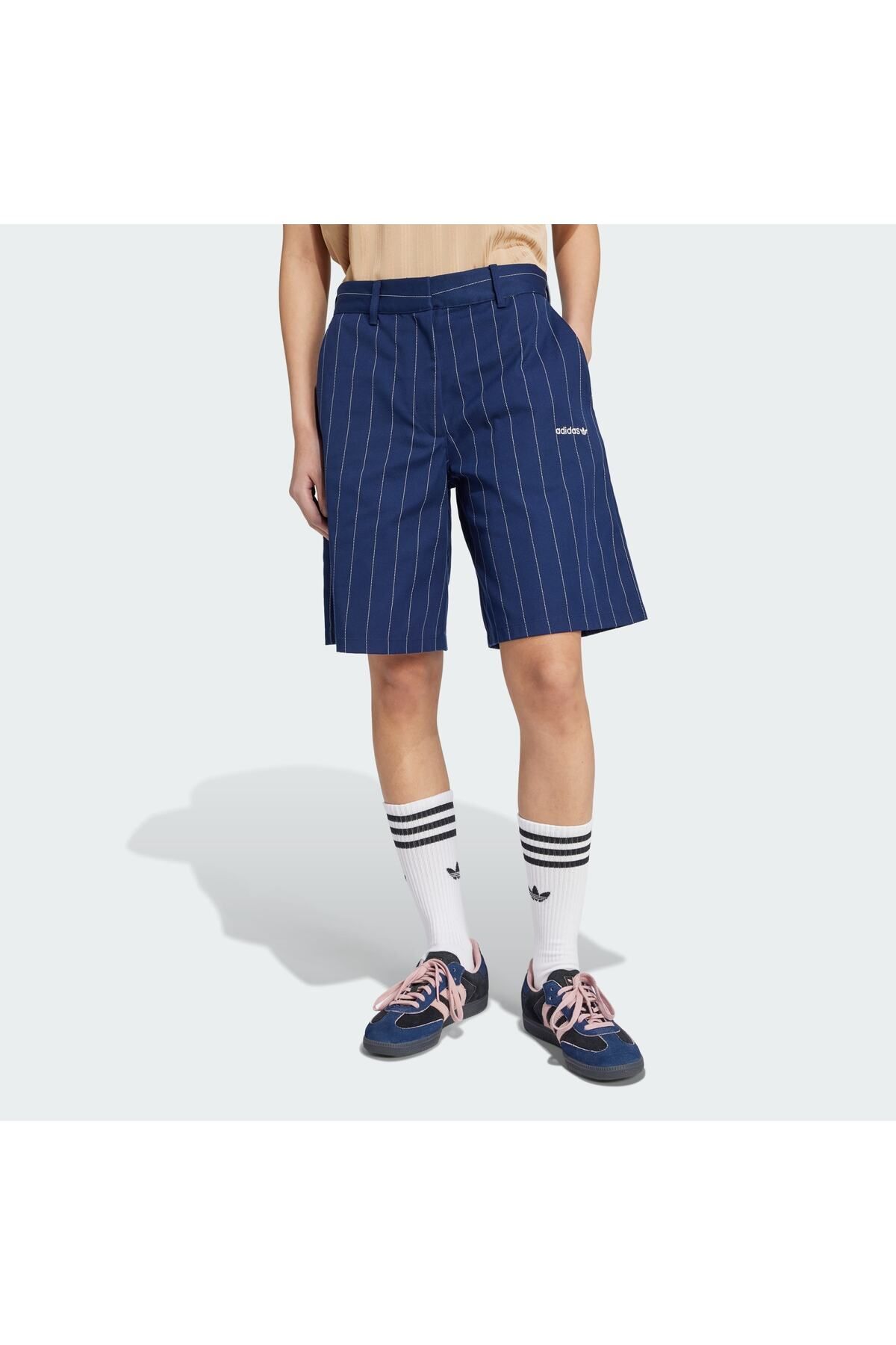 adidas Pinstripe Bermuda Şort