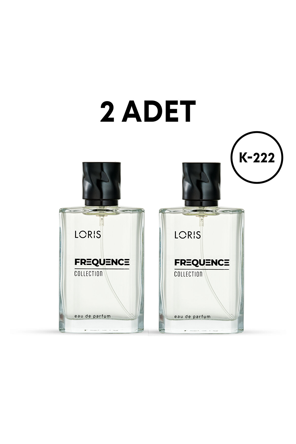 Loris K-222 Frequence Kadın Parfüm 2 x 50 ml Eau de Parfum