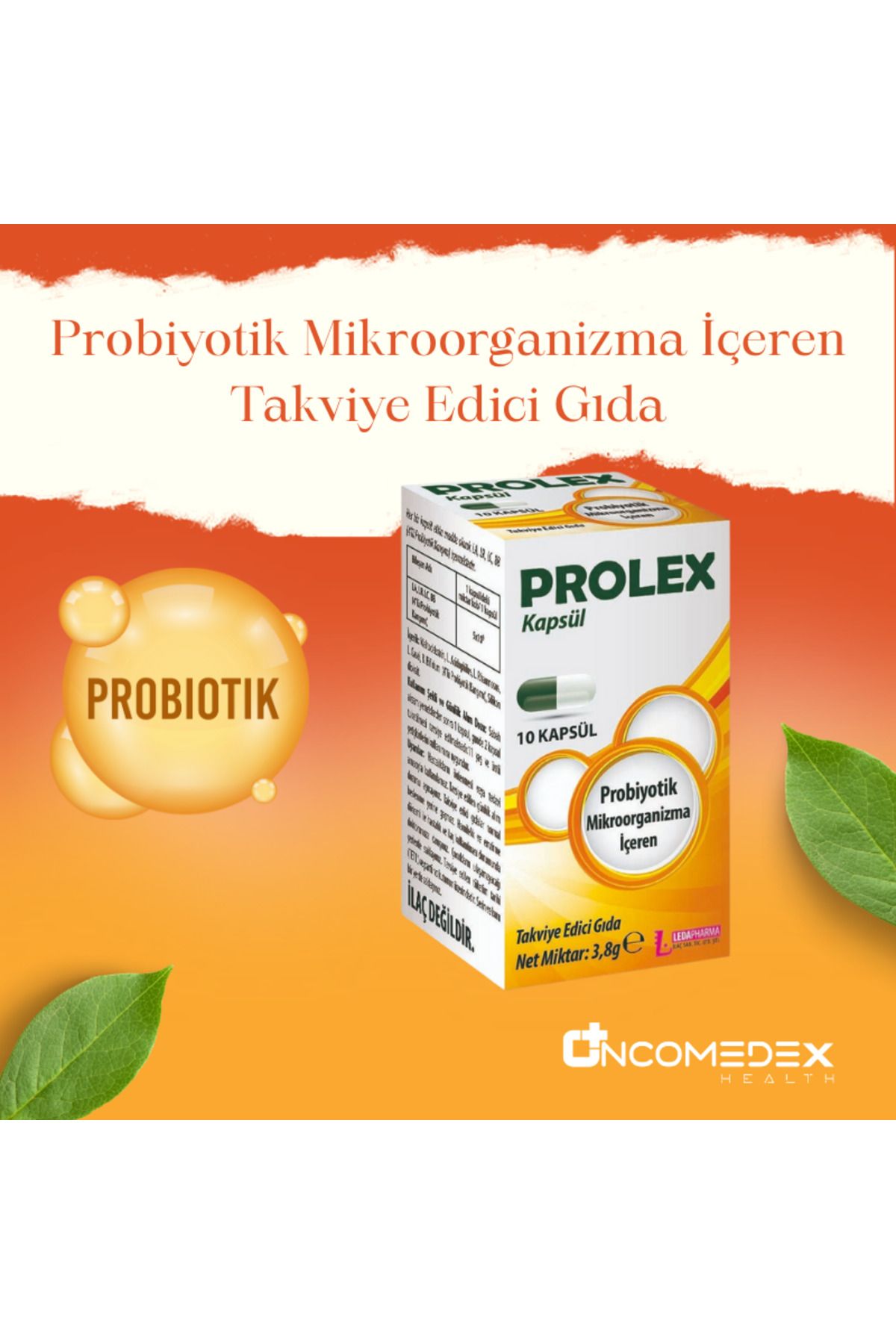 LedaPharma Prolex 10 Kapsül