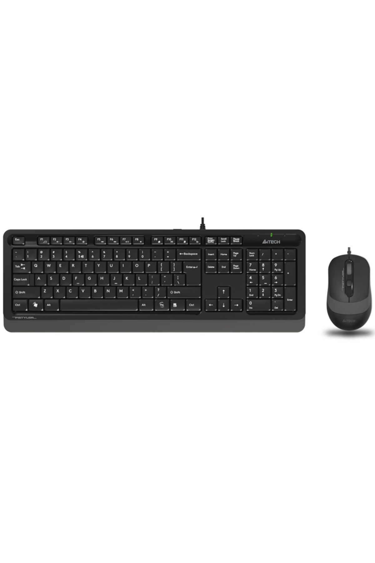 A4 Tech F1010 Gri Usb Klavye Mouse Set