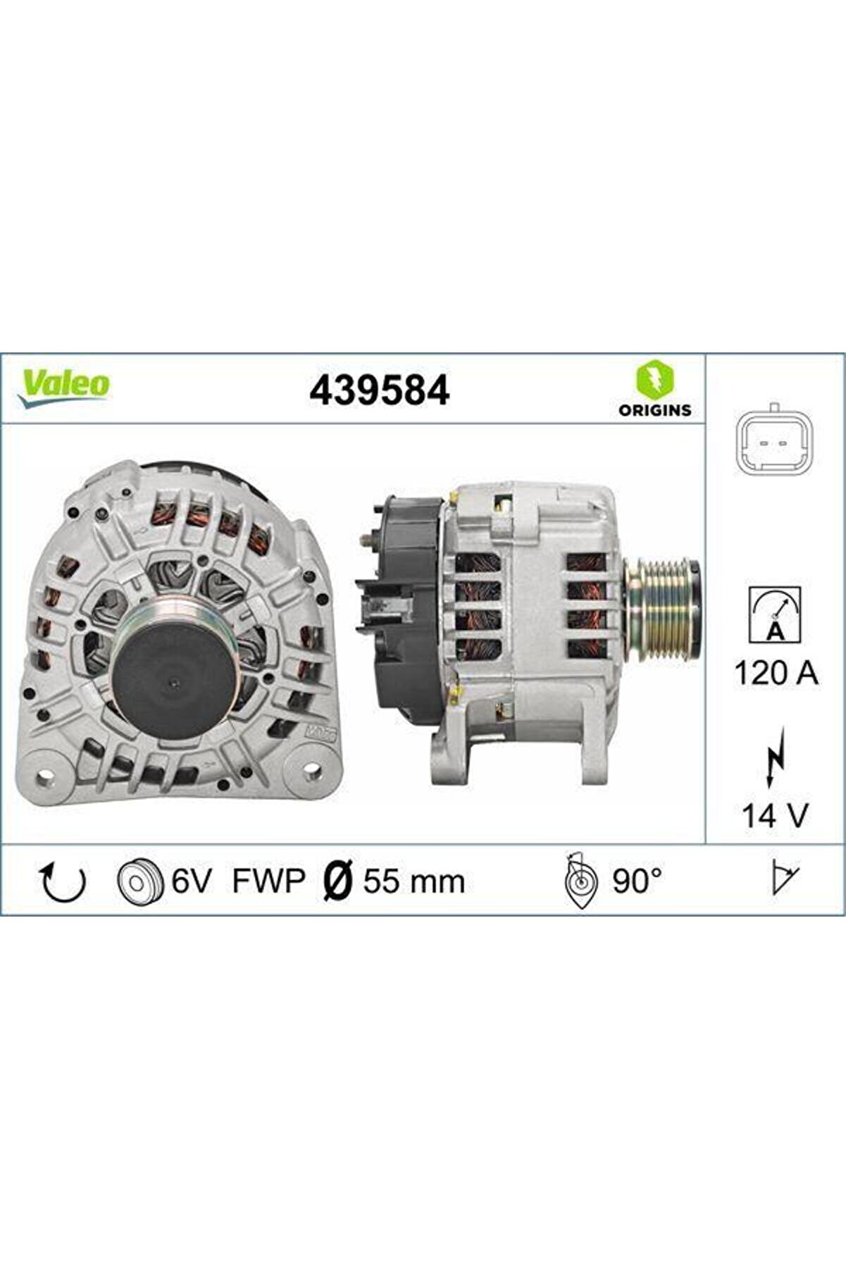 Alternatör 14v 125a Renault Clıo Iı 01 06 Kangoo 01 06 Clıo Symbol 01 09 Symbol Iı 08 Duster 10 Loga