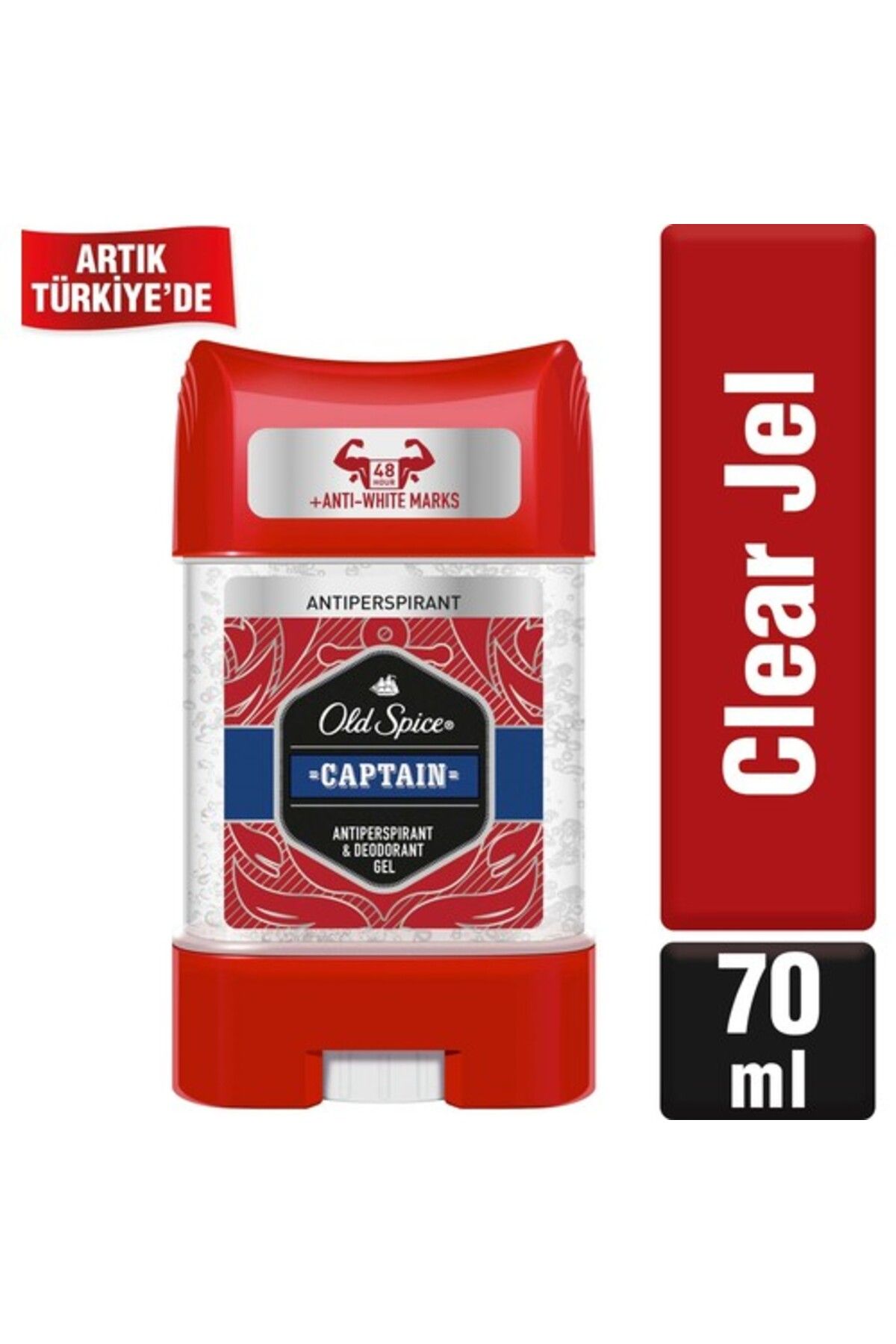 Old Spice Clear Jel 70ml Captaın*6