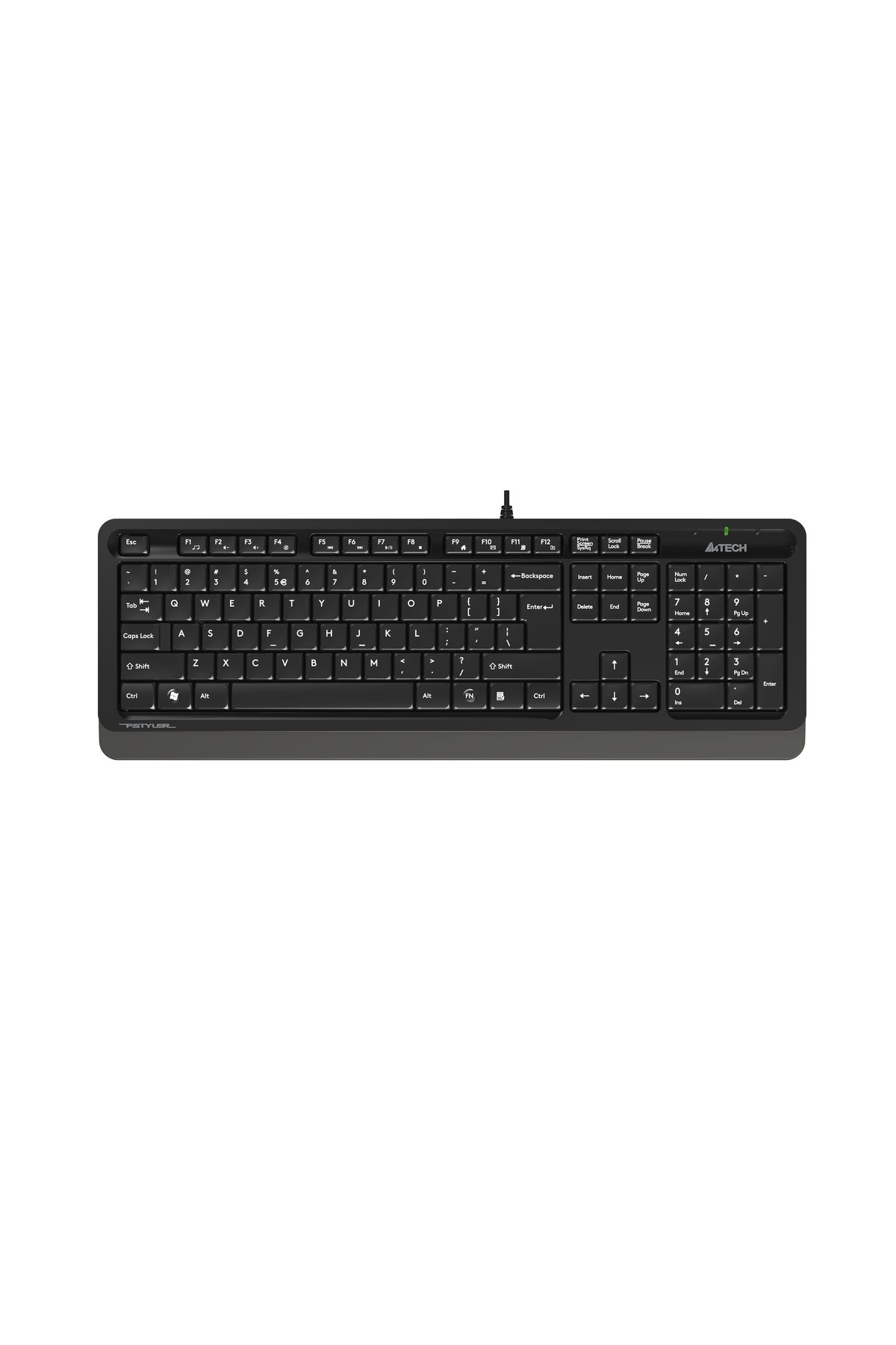 A4 Tech Fk10 Tr Q Usb Siyah Multimedya Kablolu Klavye