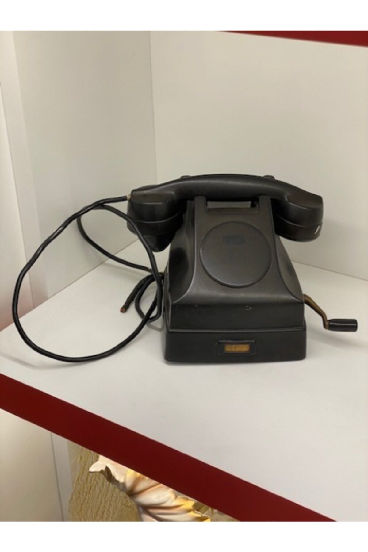 ANTİKSÜS Antika Çevirmeli Telefon 1900 Yapımı