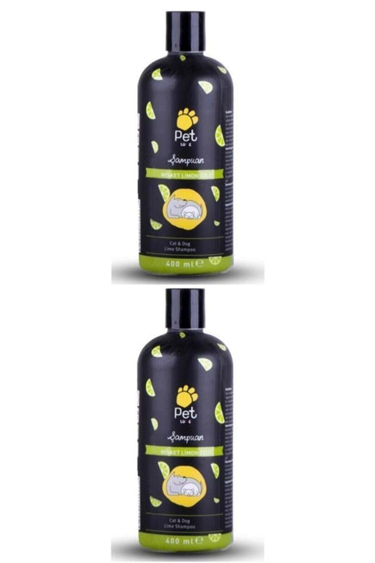 Pet Love Kedi & Köpek Şampuanı Misket Limon Özlü 400 Ml X 2 Adet
