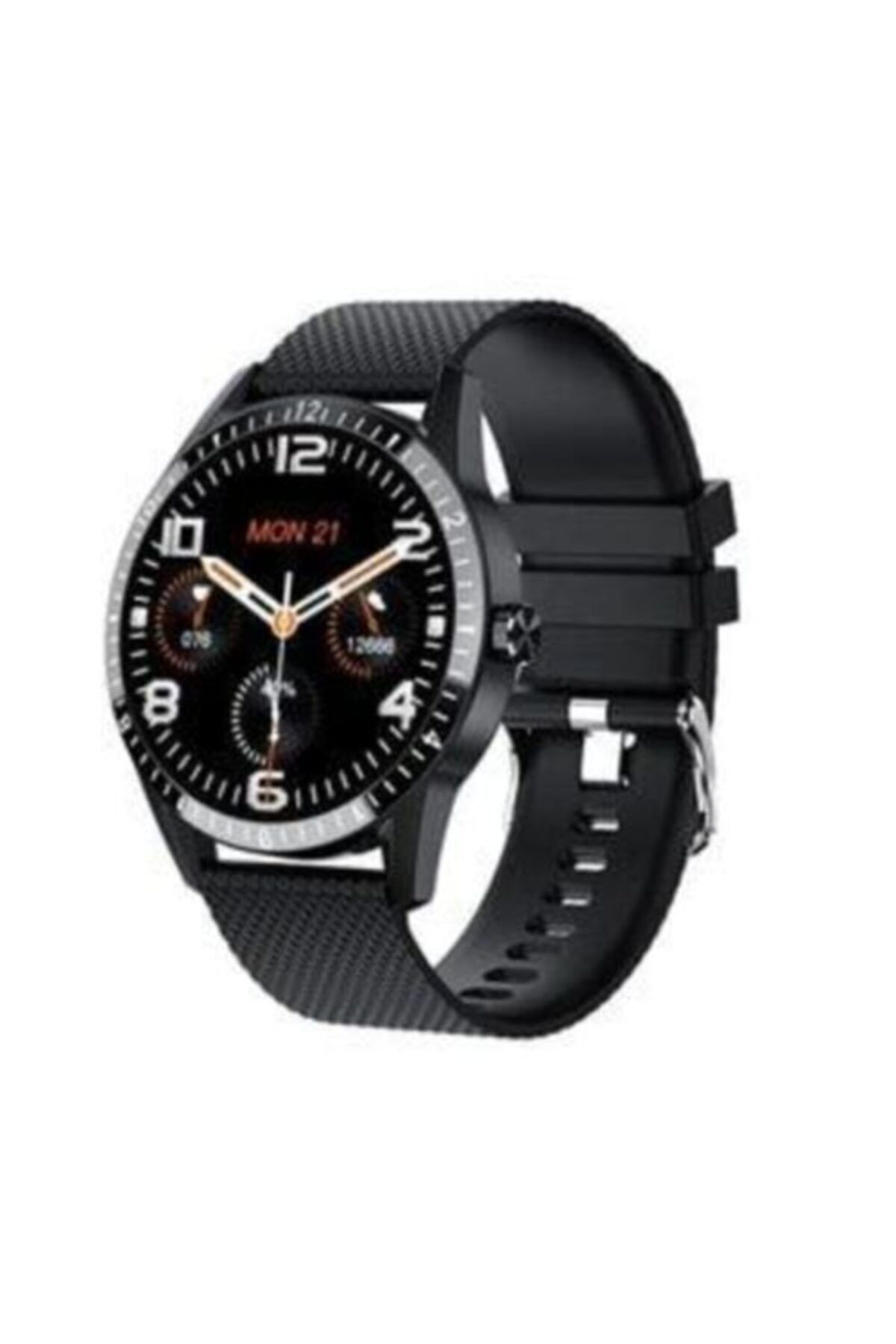 İMEXTECH Siyah Yeni Nesil Y20 Akıllı Saat Konuşma Özellikli Smart Watch Gt2
