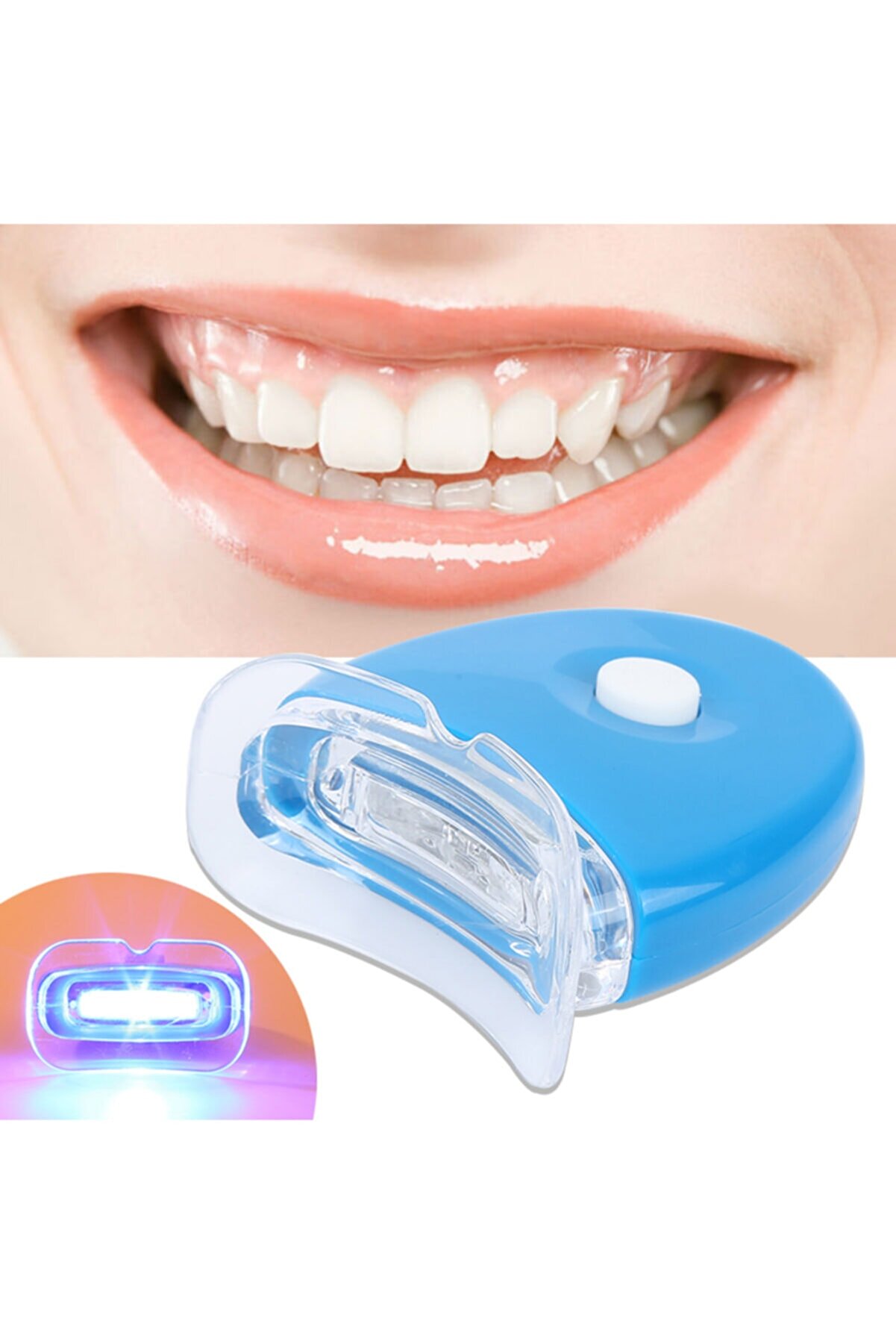 WhiteLight Mavi Led Diş Beyazlatma Hızlandırıcı Uv Mavi Işık Jel Ve Ağızlık