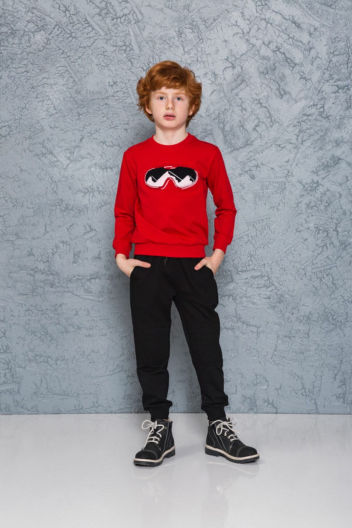 incity Erkek Çocuk Kırmızı Sweatshirt