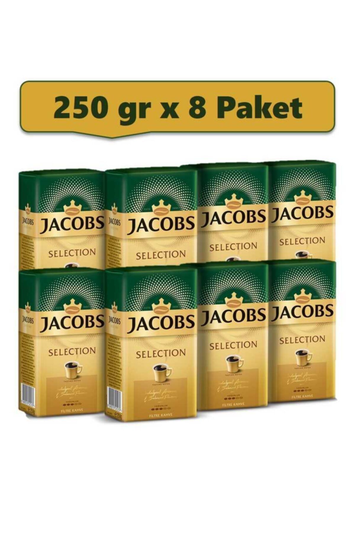 Jacobs Selection Filtre Kahve 250 gr X 8 Adet