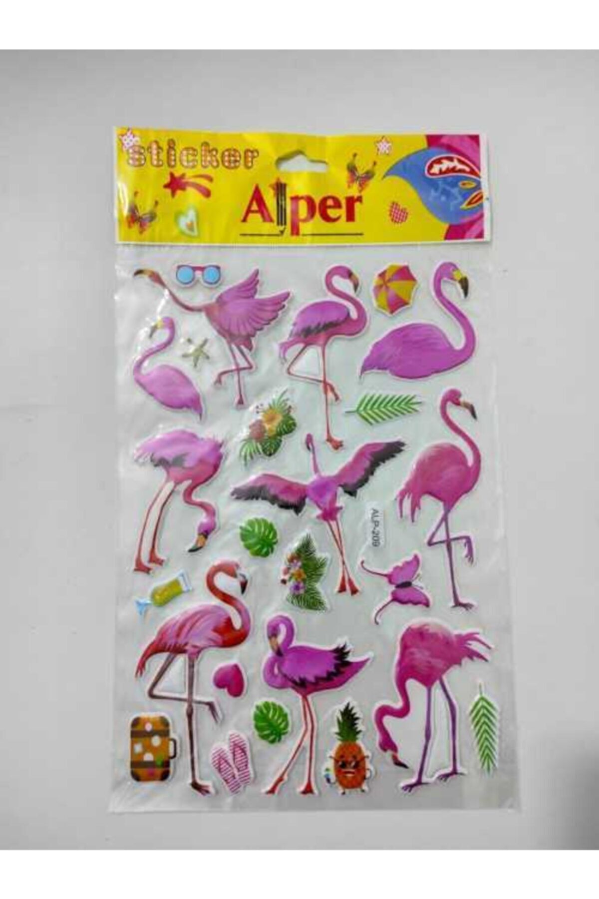ALPER Flamingo Sticker A4