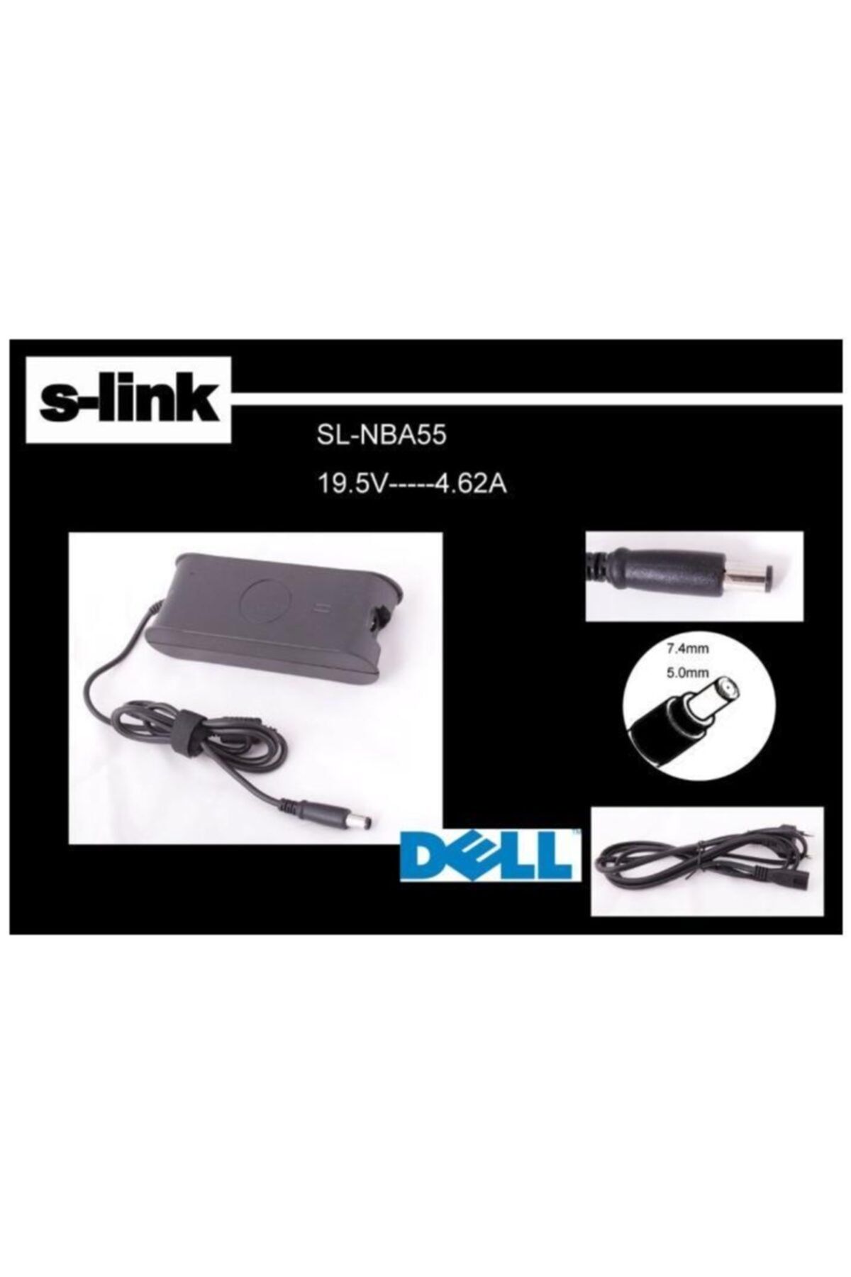 S-Link Sl-nba55 19.5v 4.62a 7.4-5.0 Notebook Adaptörü