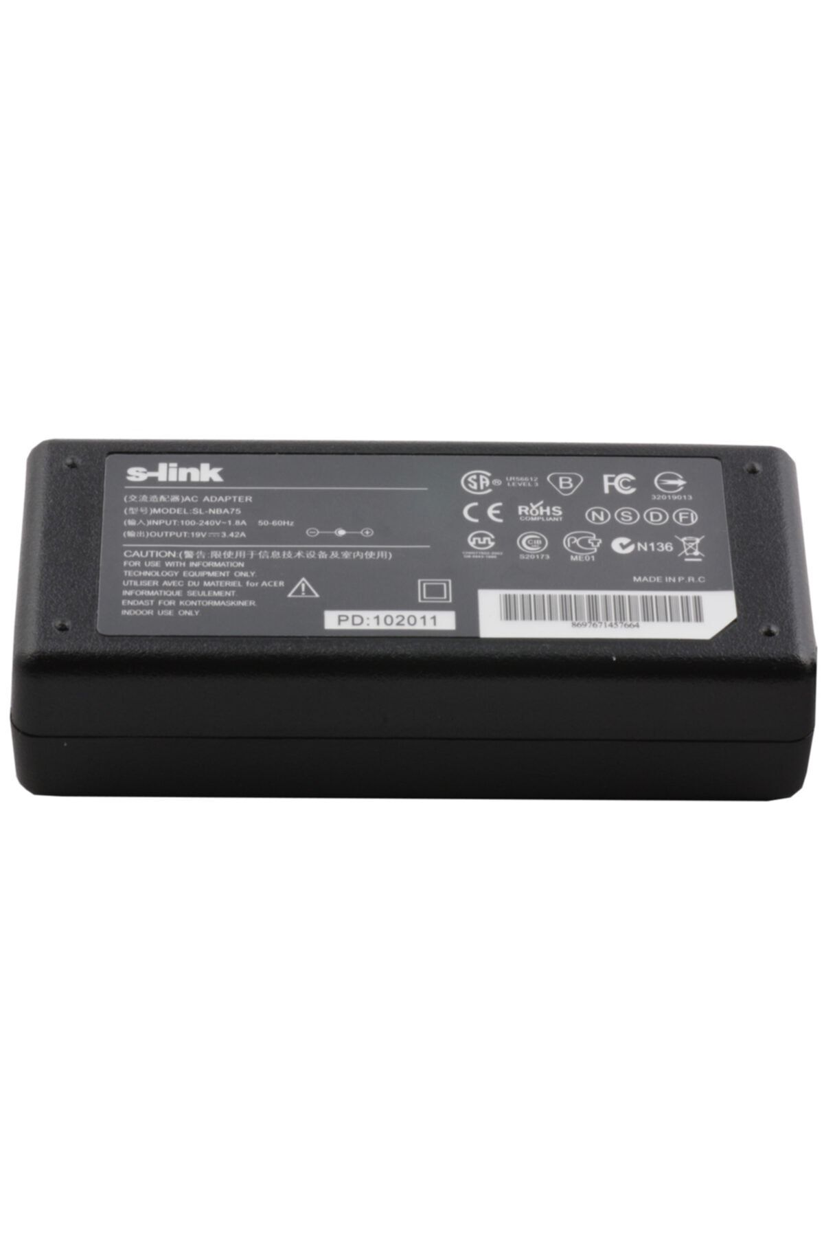 S-Link Sl-nba75 65w 19v 3.42a 5.5-2.1 Notebook Adaptörü