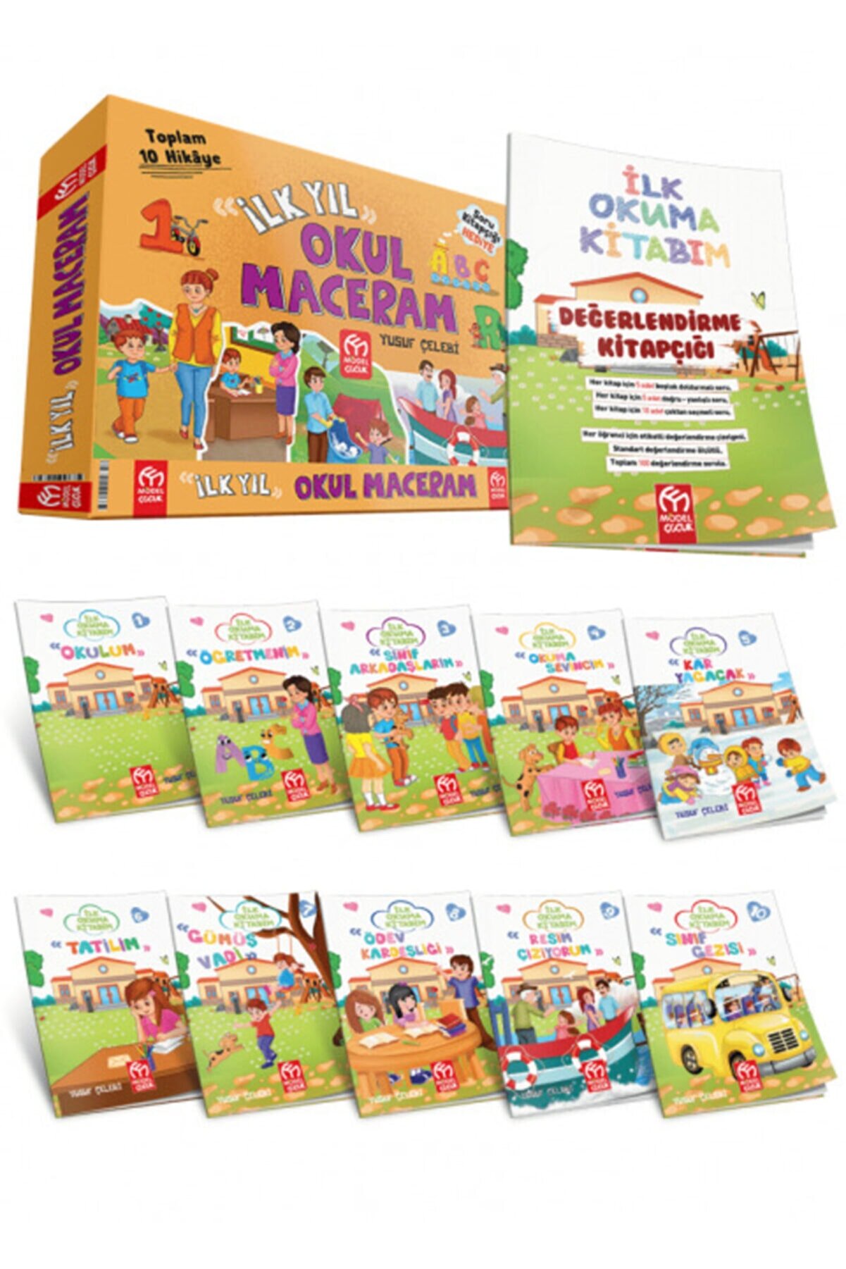 Model Yayınları Model Eğitim Yayınları Ilk Yıl Okul Maceram Okuma Seti 1. Sınıflar Için 10 Kitap Model Çocuk