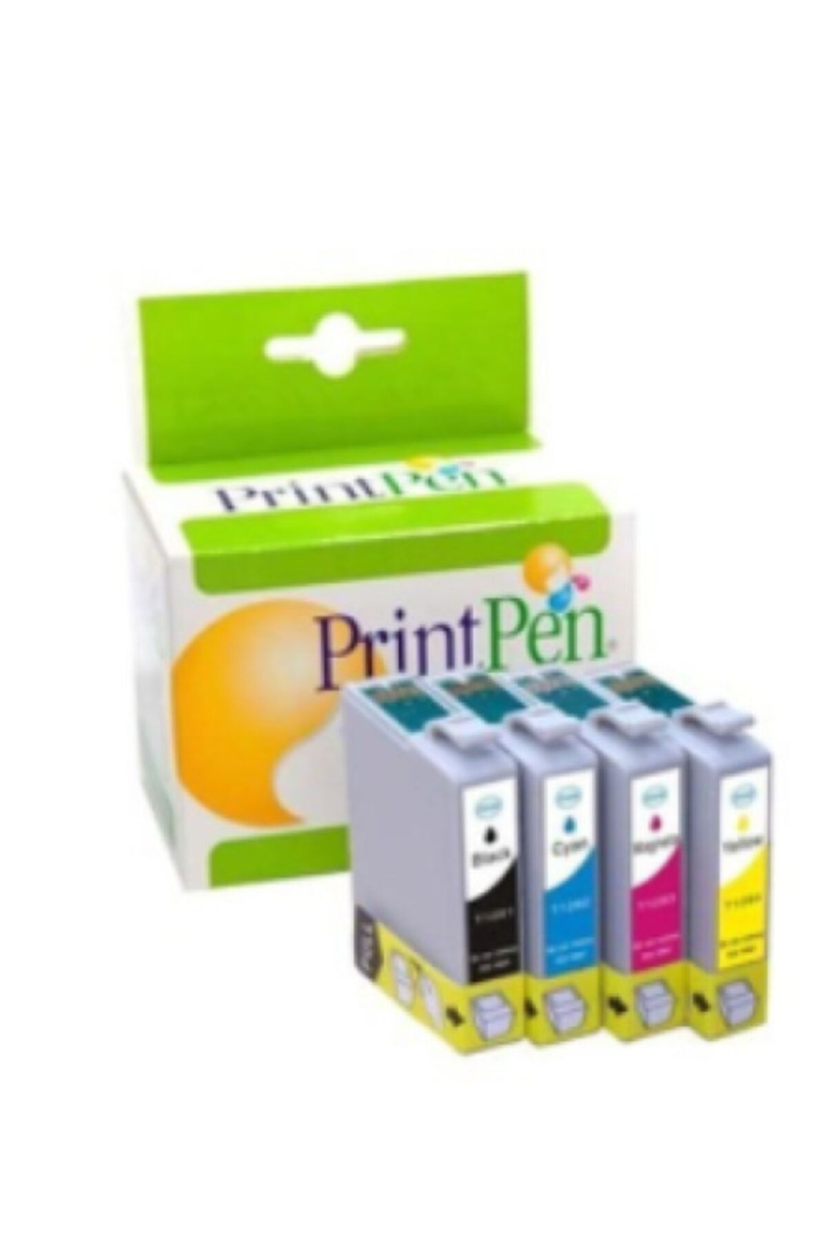 izmirkartustoner Prıntpen Epson T0711 T0712 T0713 T0714 Muadil Kartuş Seti