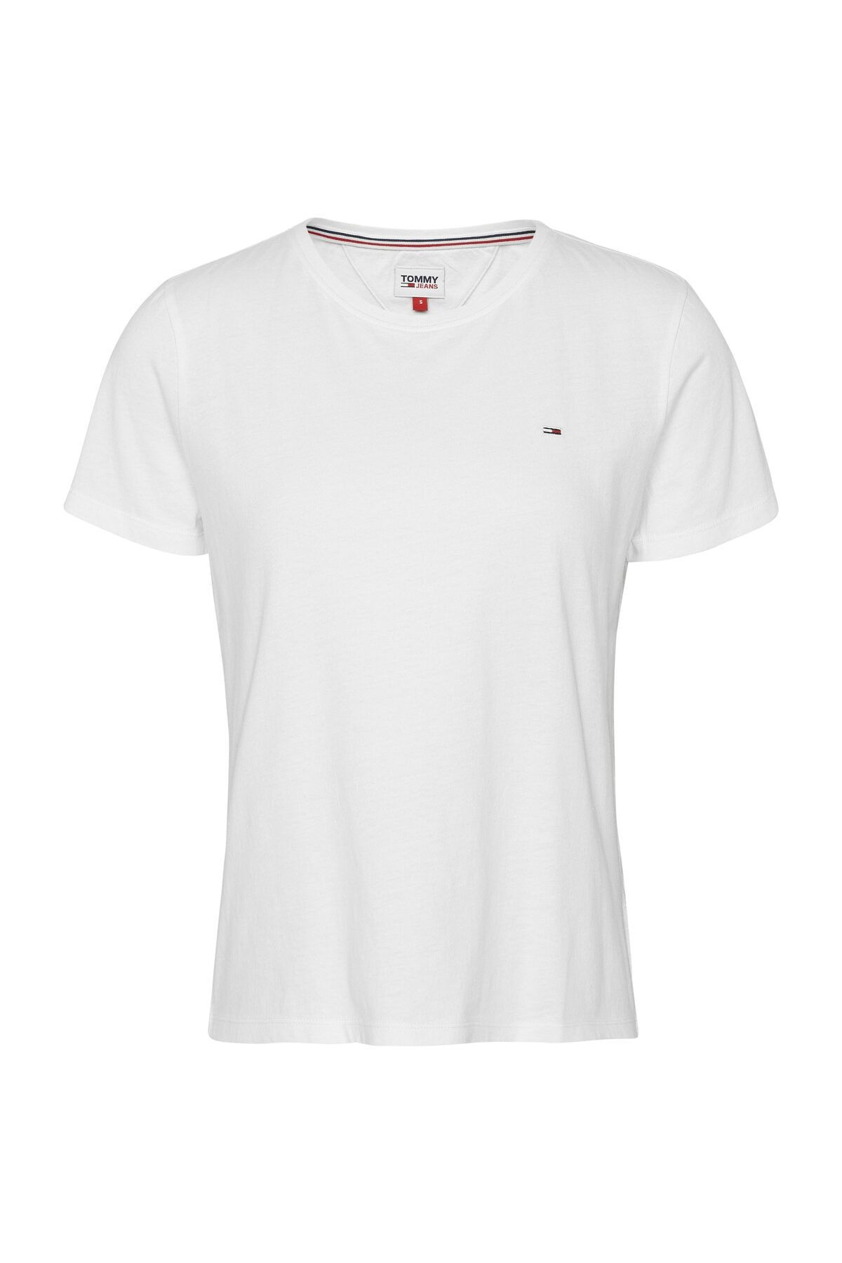 Tommy Hilfiger Kadın Beyaz T-Shirt Tjw Soft Jersey Tee DW0DW06901
