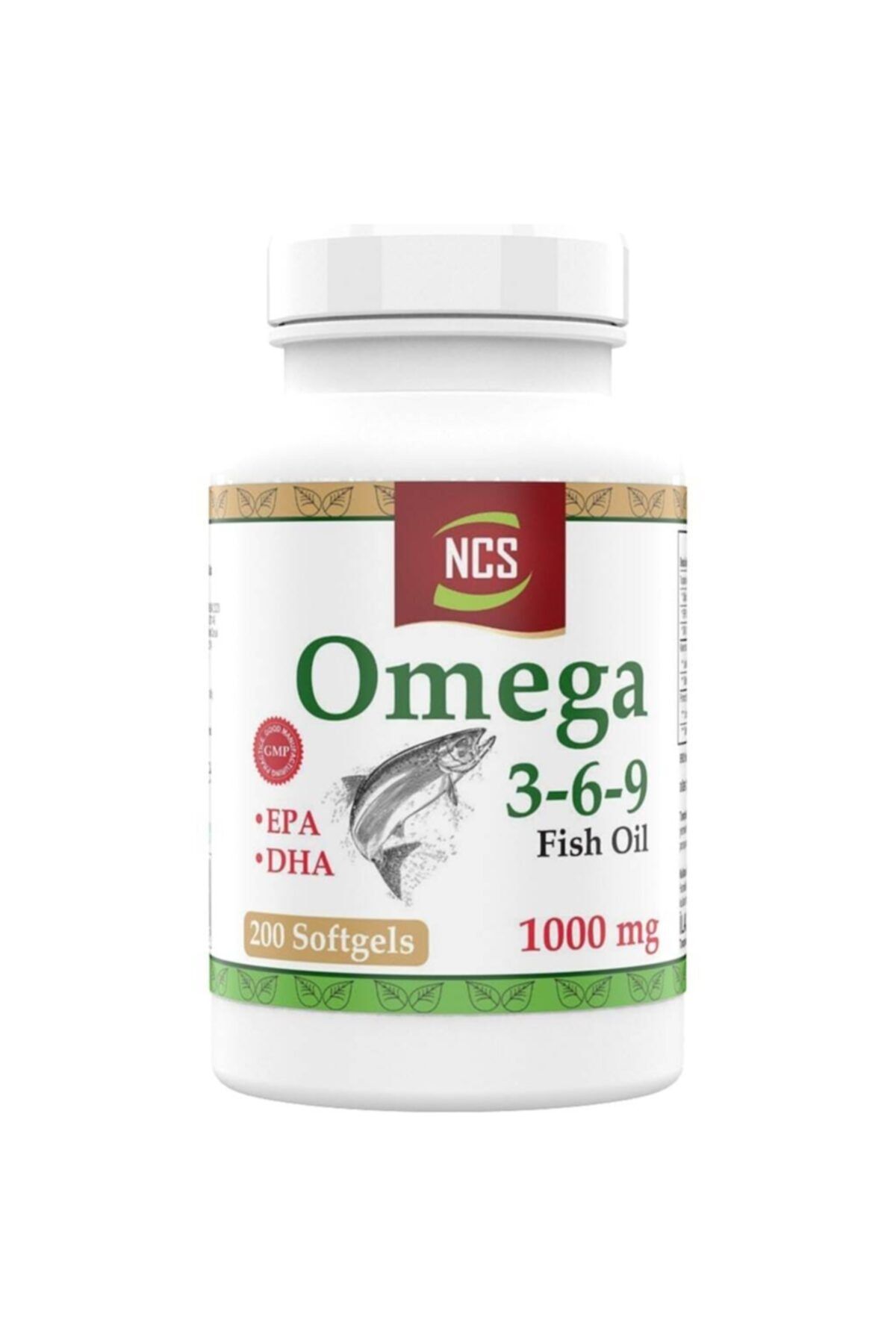 Ncs Omega 3 6 9 Balık Yağı 1000 Mg 200 Capsül