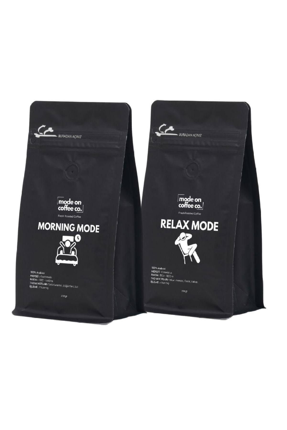 Mode On Coffee Co. Morning Mode - Relax Mode Filtre Kahve 2x200gr