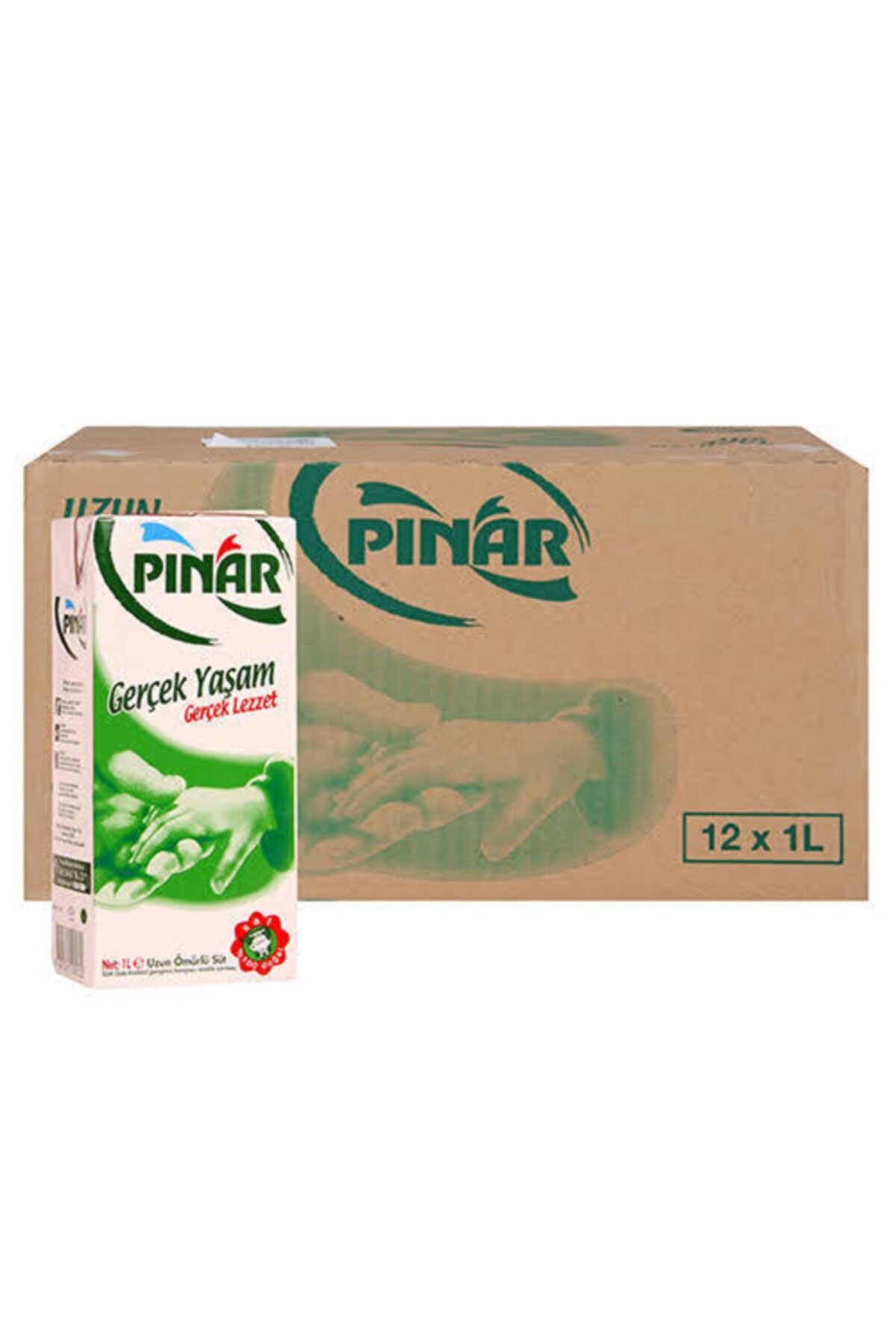 Pınar Süt Tamyağlı 1 Lt 12 Li Set