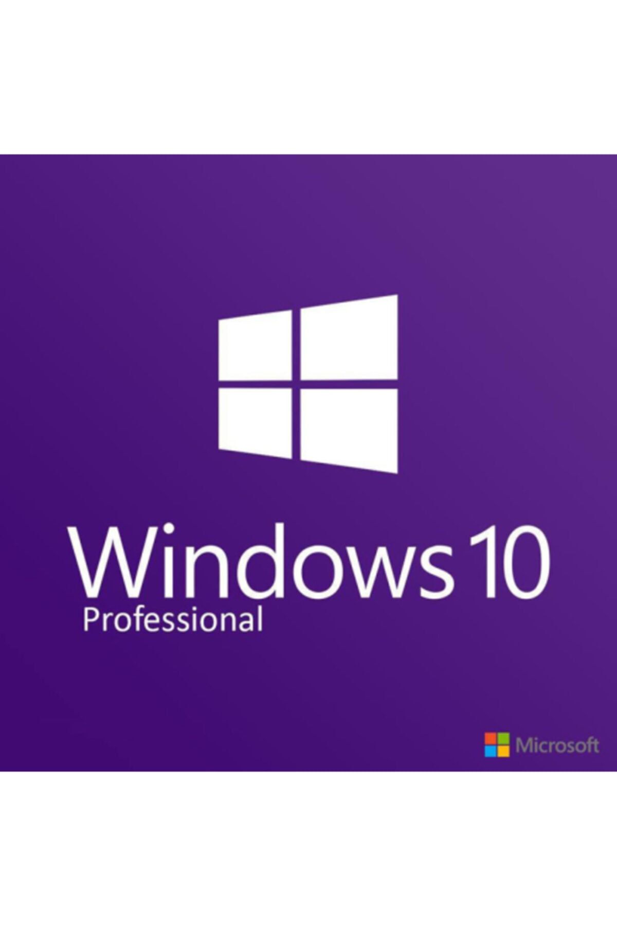 Microsoft Windows 10 Pro Dijital Lisans Anahtarı 32/64 Bit
