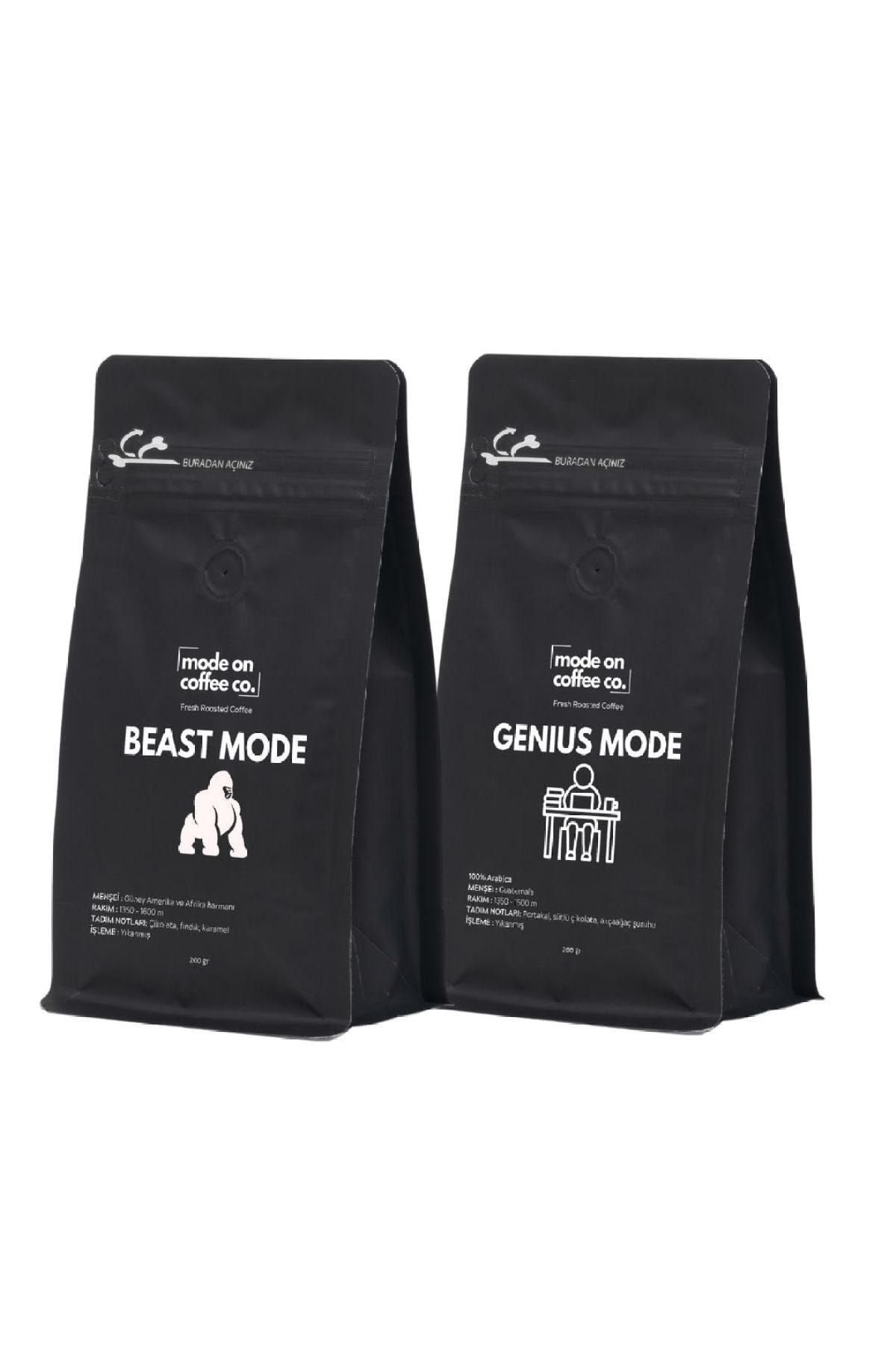 Mode On Coffee Co. Beast Mode Genius Mode Filtre Kahve 2x200 gr