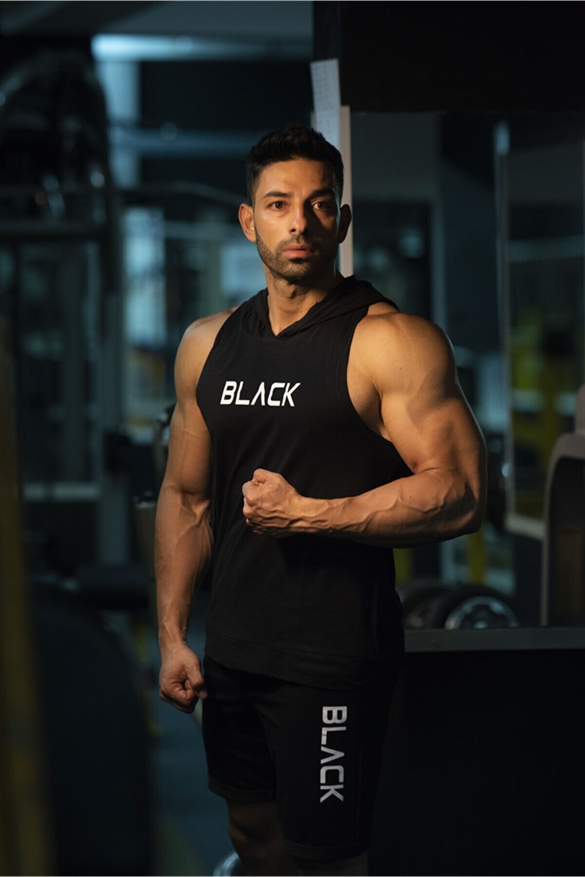 Black İstanbul Black - Kapşonlu Fitness Atleti