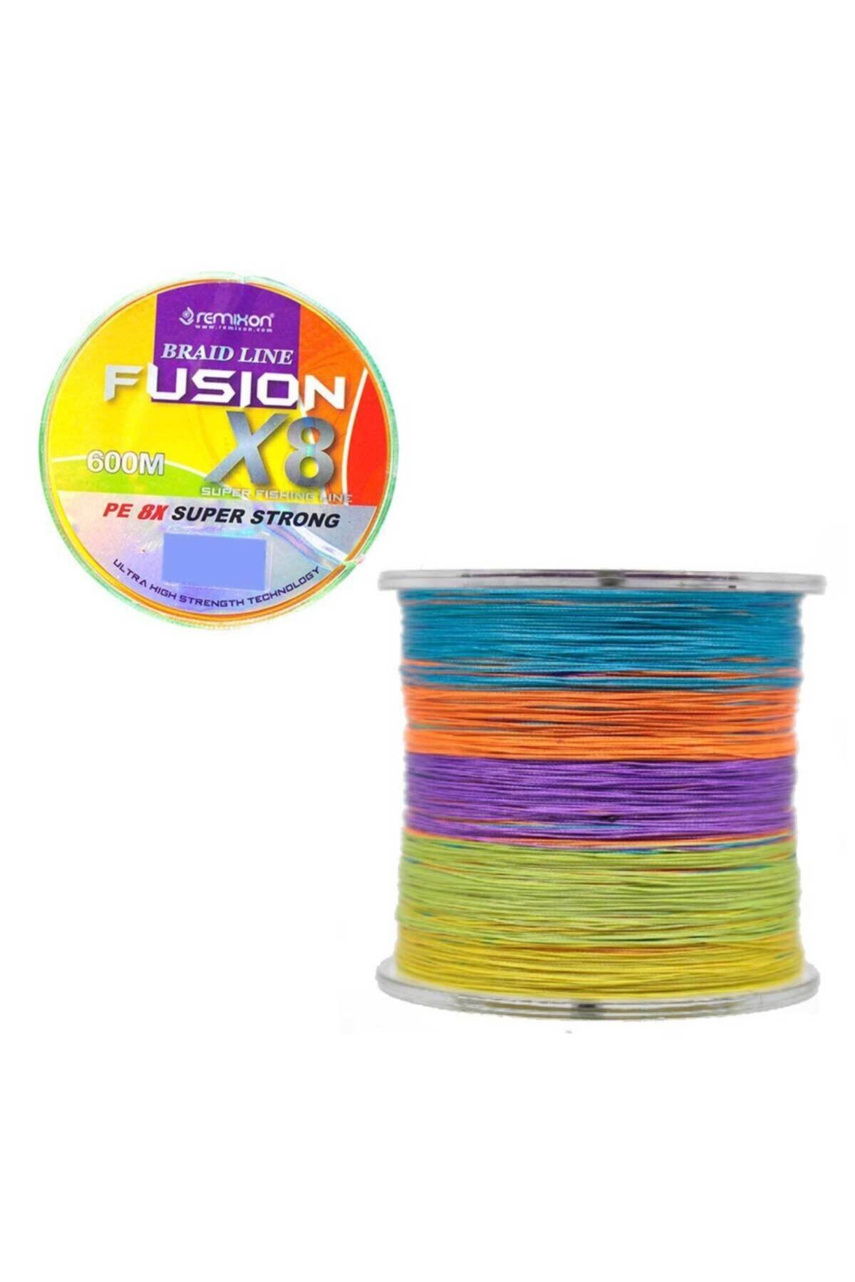 Remixon Fusion X8 Multicolor Ip Olta Misinası 600mt 0.35 Mm