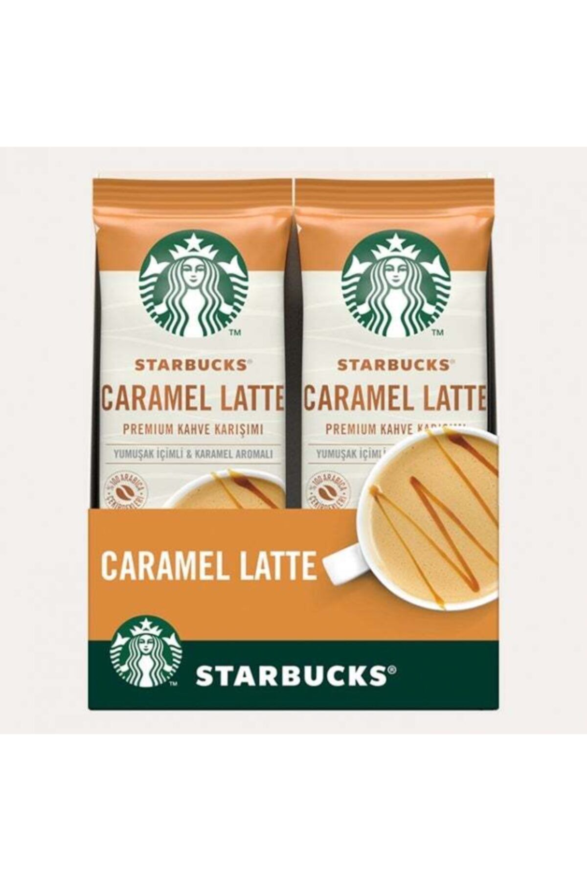 Starbucks Caramel Latte Premium Kahve Karışımı 21.5 Gr X 10 Paket