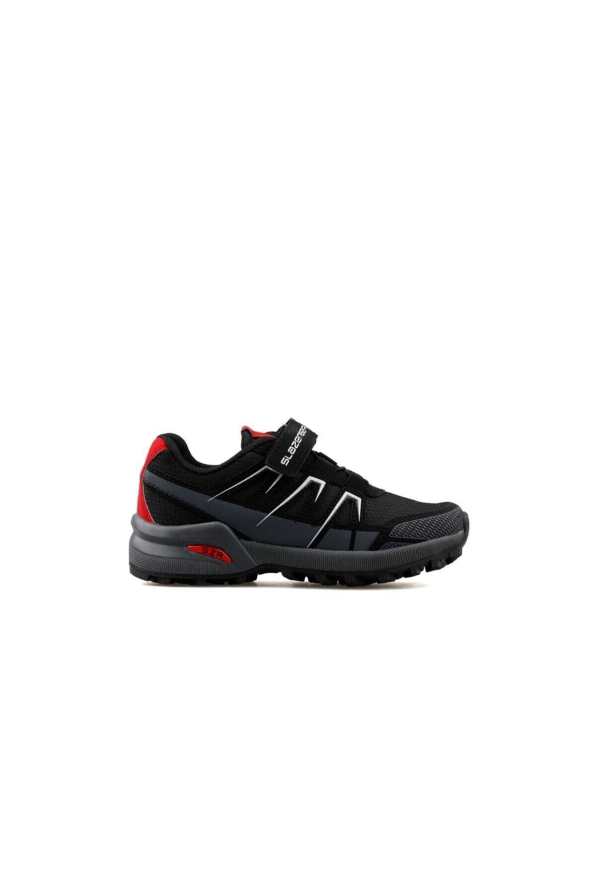 Slazenger Adıtya Sneaker Çocuk Ayakkabı Siyah / K.gri Sa11lf040
