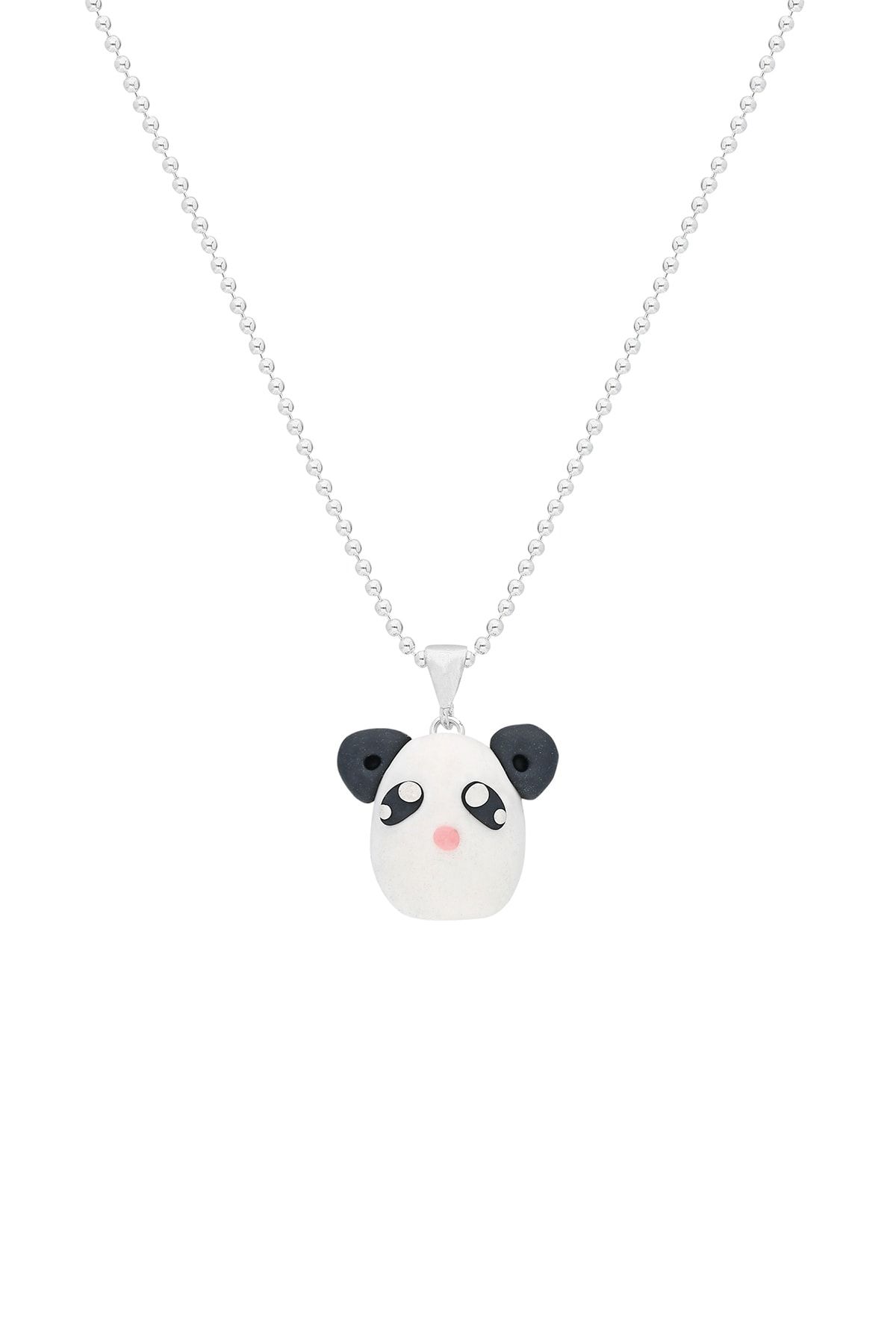 Tres Jolie Lollie Kız Çocuk Gümüş Kolye El Yapımı Panda