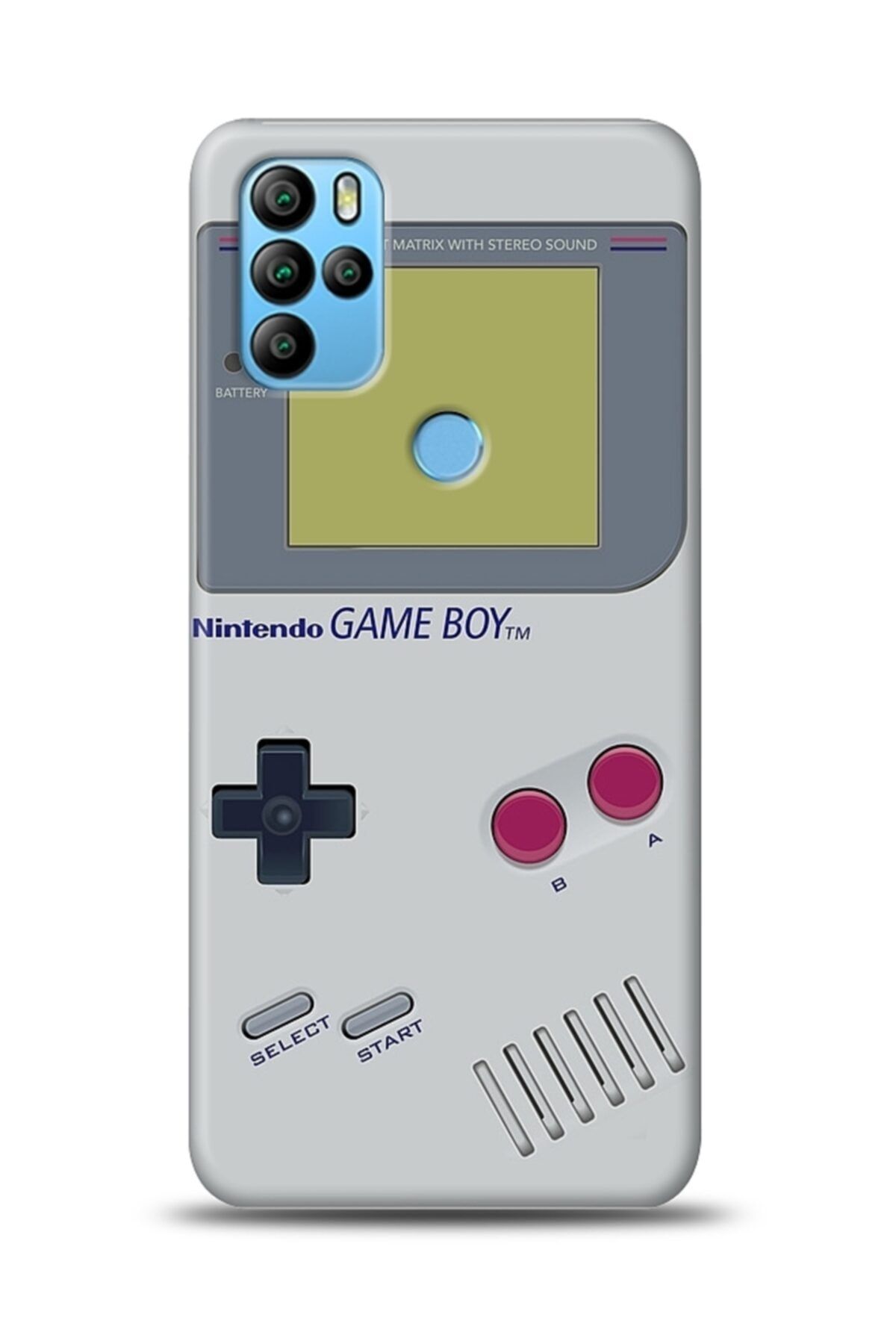 Mobilcadde General Mobile Gm 21 Pro Uyumlu Game Boy Resimli Kılıf