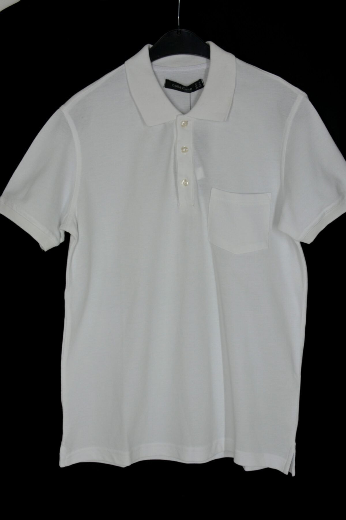 Collezione Erkek Beyaz Klasik Polo Yaka Lacoste T-shirt