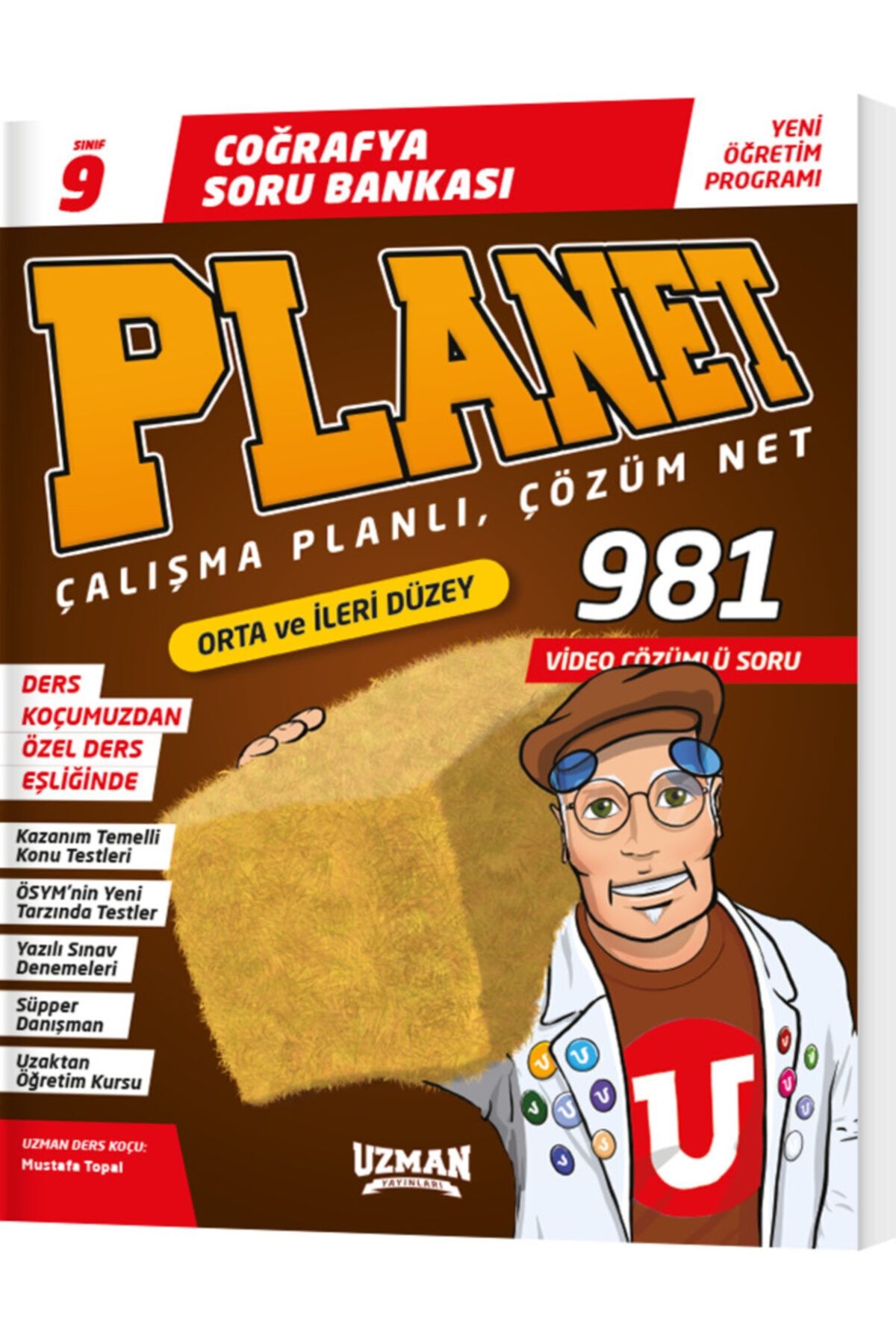 Uzman Yayınları 9. Sınıf Coğrafya Planet Soru Bankası