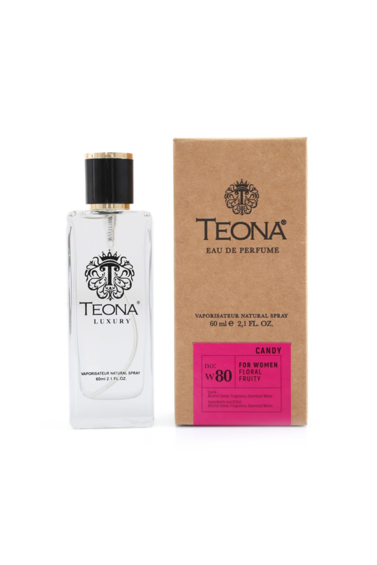 TEONA W80 Candy Kadın Parfüm 60 ml