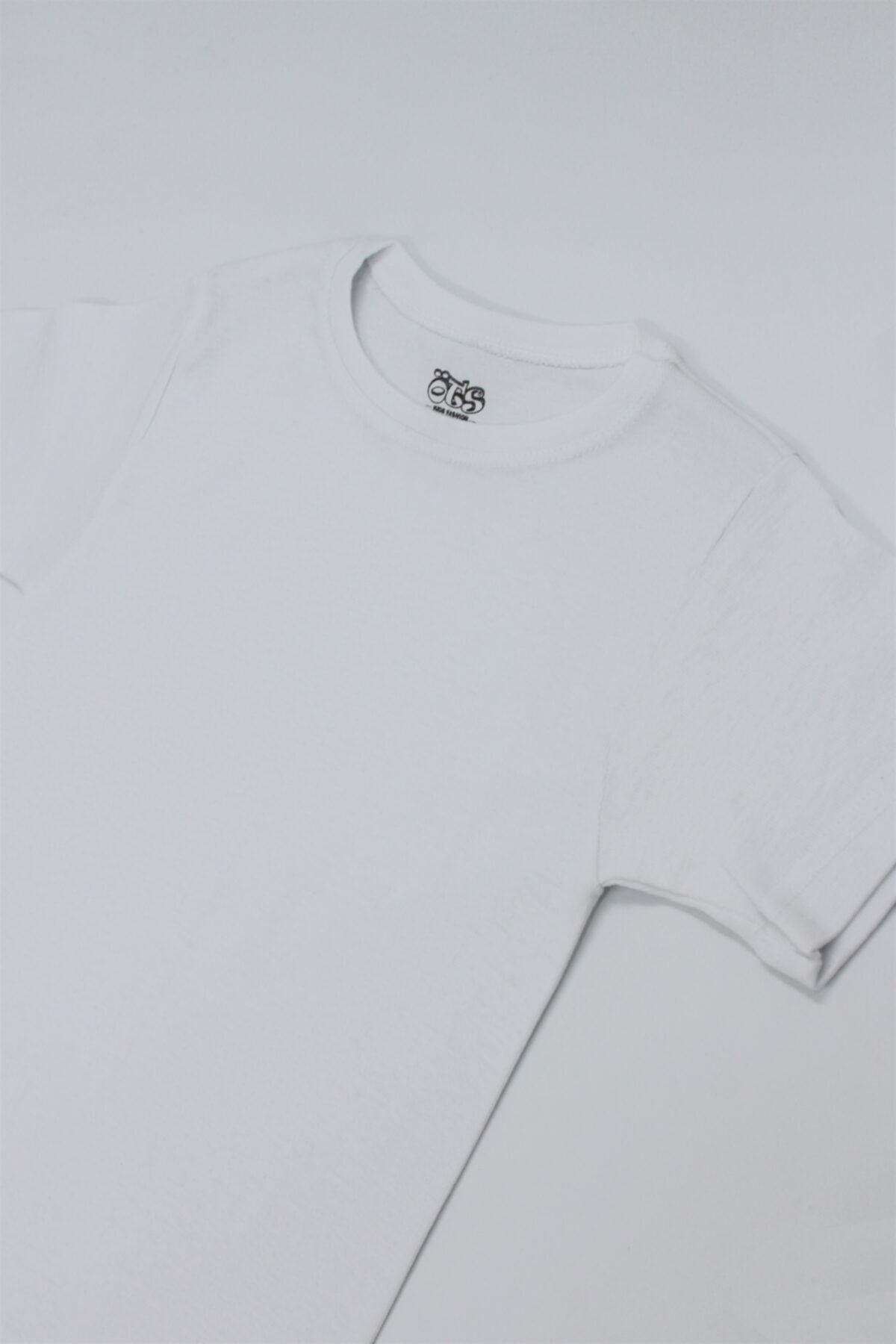 Öts Erkek Çocuk Beyaz Pamuk 2'li Süprem T-shirt