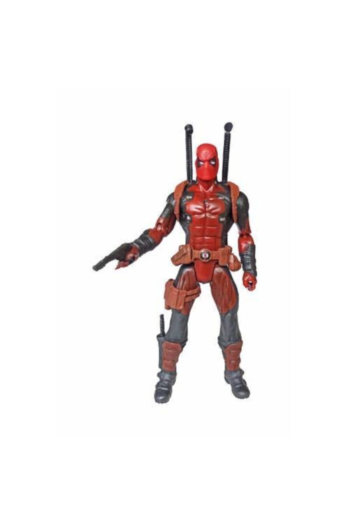 anıloyuncak Oyuncak Deadpool Figürü Işıklı Aksesuar Silahlarıyla 17cm.